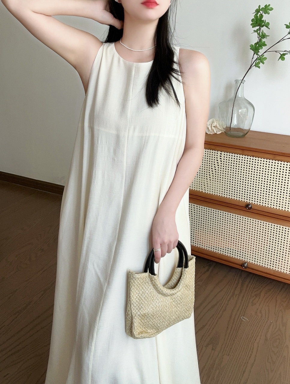 Relax Fit Airy Maxi Dress - 릴랙스 핏 에어리 맥시 드레스