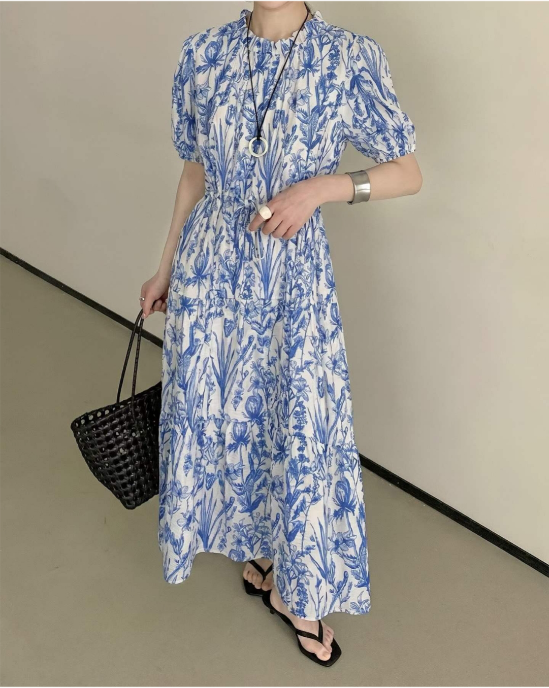 Botanical Muse Puff Dress - 보태니컬 뮤즈 퍼프 원피스