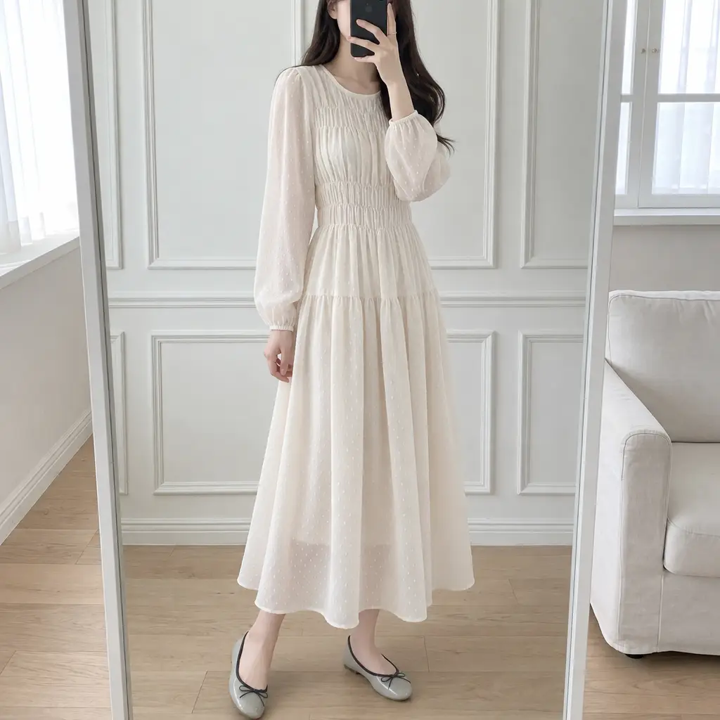 Mellow Dot Dress - 멜로우 도트 원피스