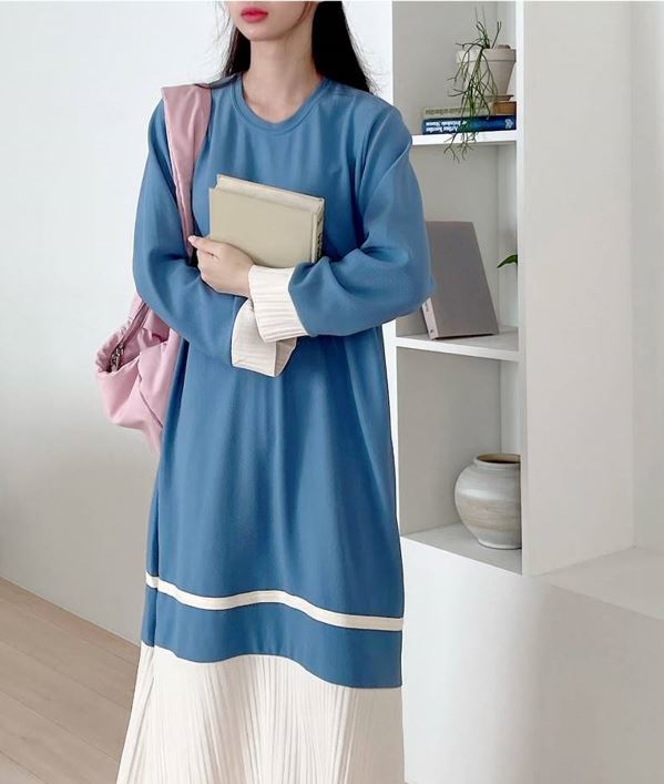 Classic Layered Dress - 클래식 레이어드 원피스