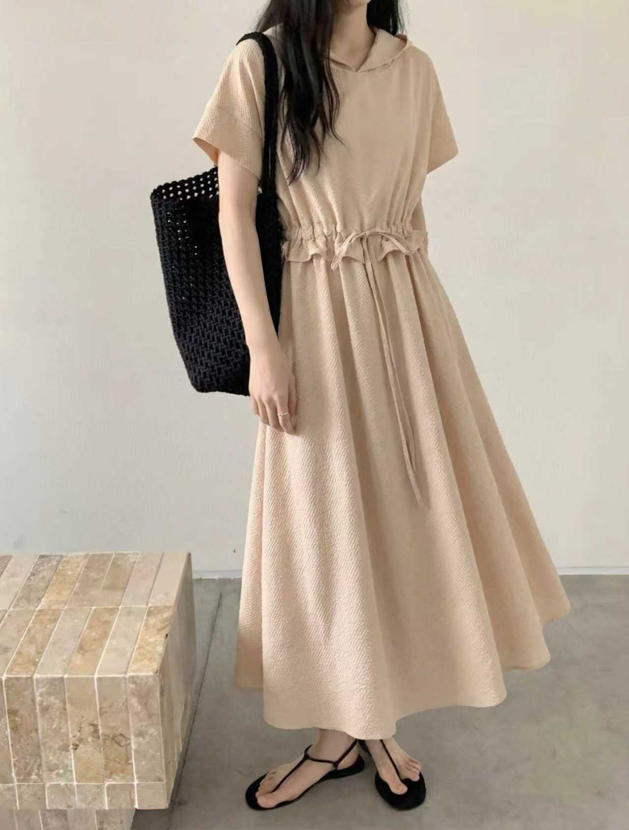 Breezy Harbor Hood Dress - 브리지 하버 후드 원피스