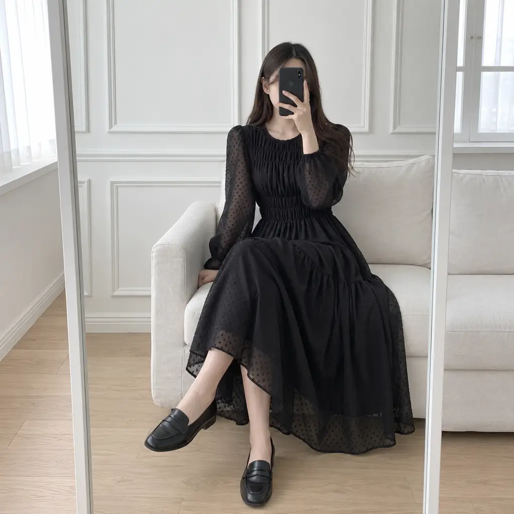 Mellow Dot Dress - 멜로우 도트 원피스