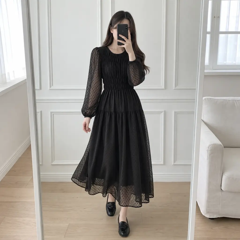 Mellow Dot Dress - 멜로우 도트 원피스