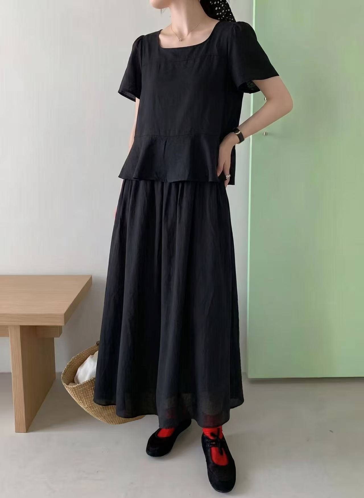 Soft Breeze Two Piece Set - 소프트 브리즈 투피스 세트