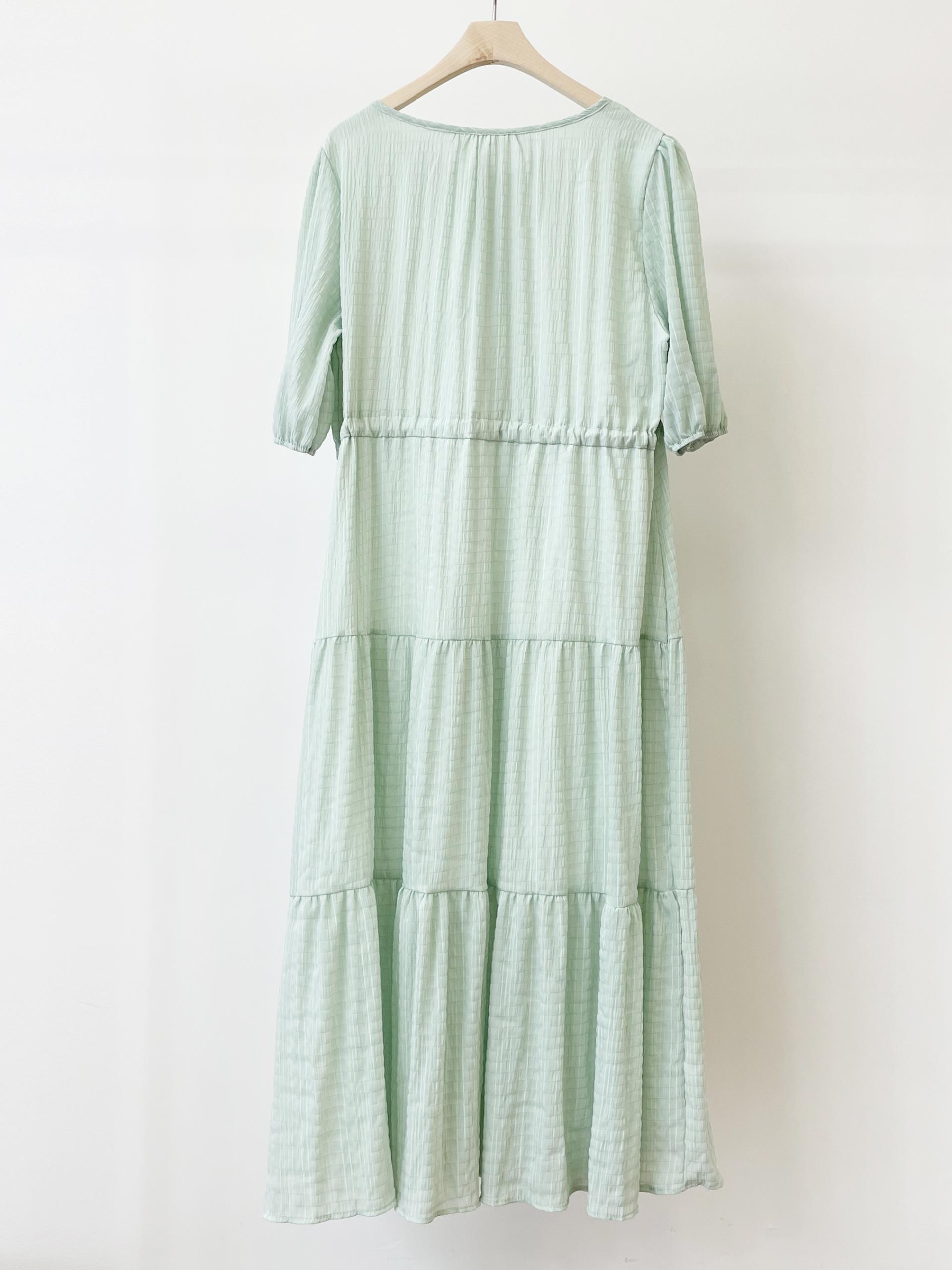 Romantic Button Long Dress - 로맨틱 버튼 롱 원피스