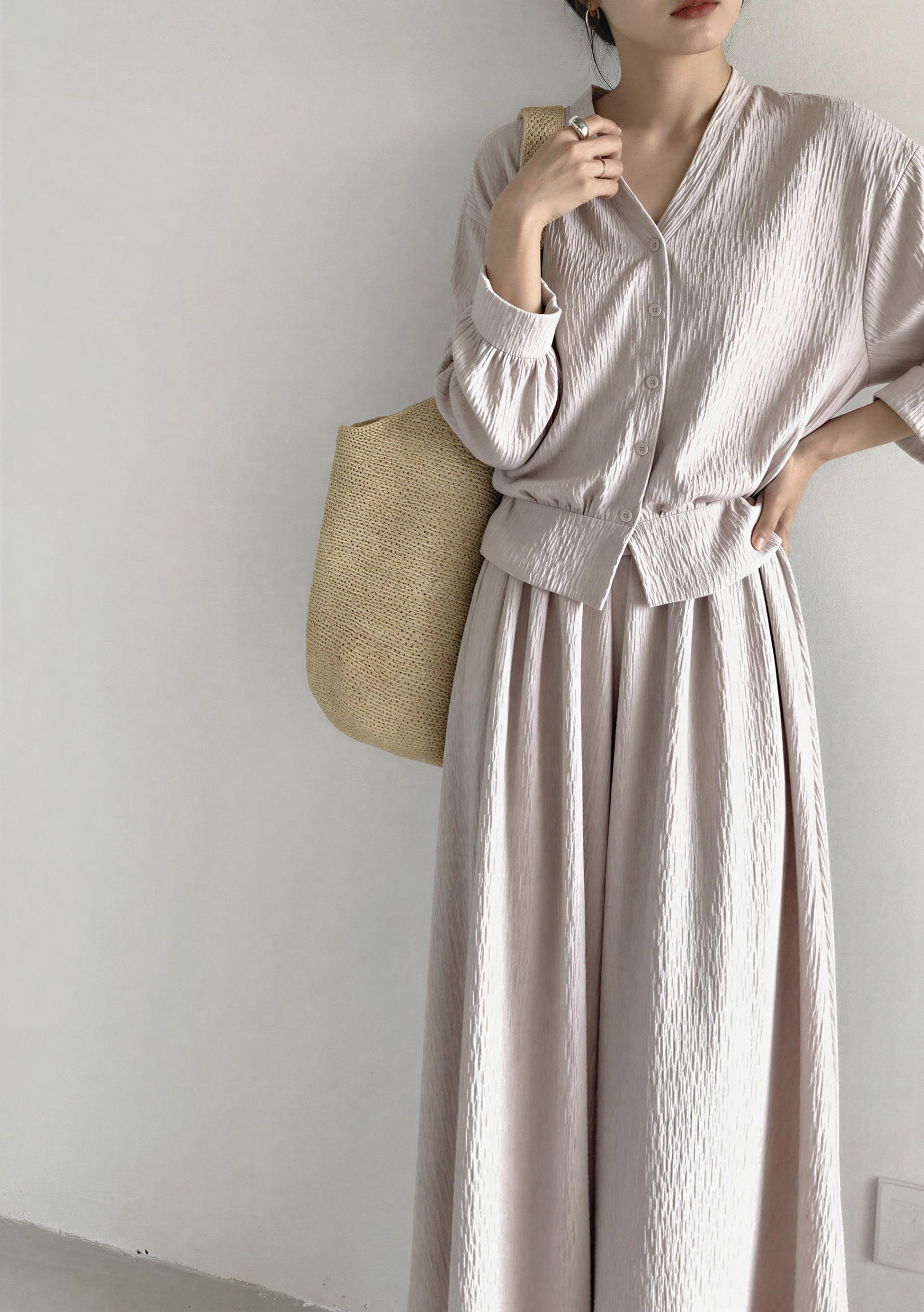 Lumi Lounge Pleats Set - 루미 라운지 플리츠 세트