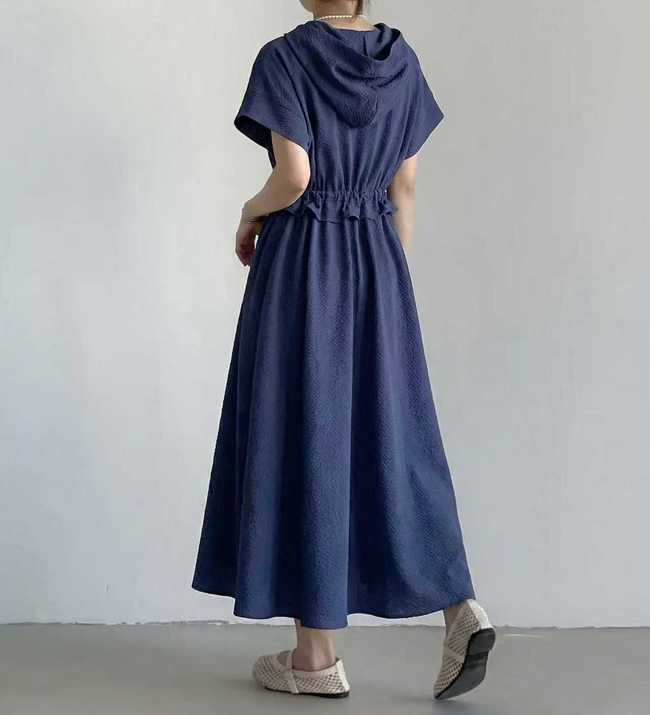 Breezy Harbor Hood Dress - 브리지 하버 후드 원피스