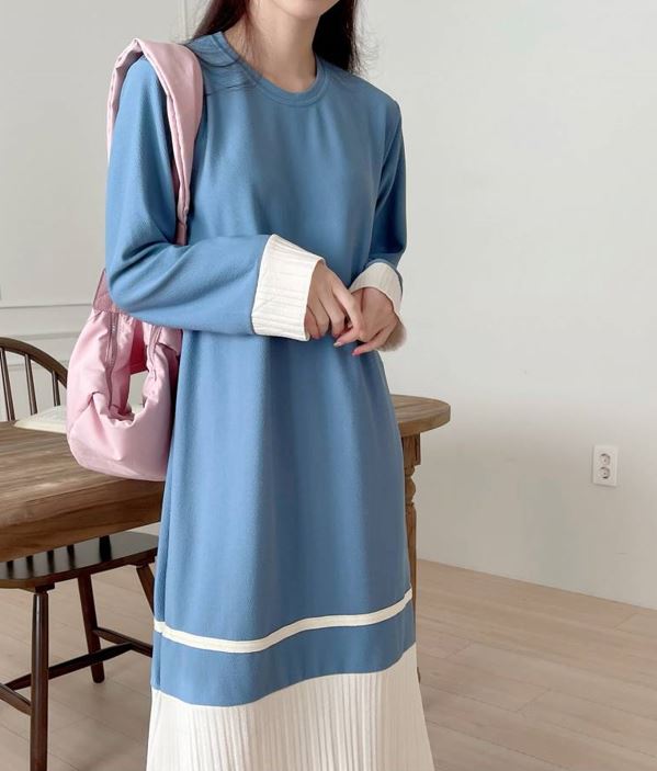 Classic Layered Dress - 클래식 레이어드 원피스