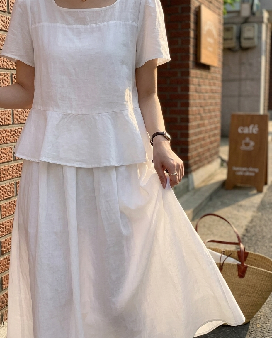Soft Breeze Two Piece Set - 소프트 브리즈 투피스 세트