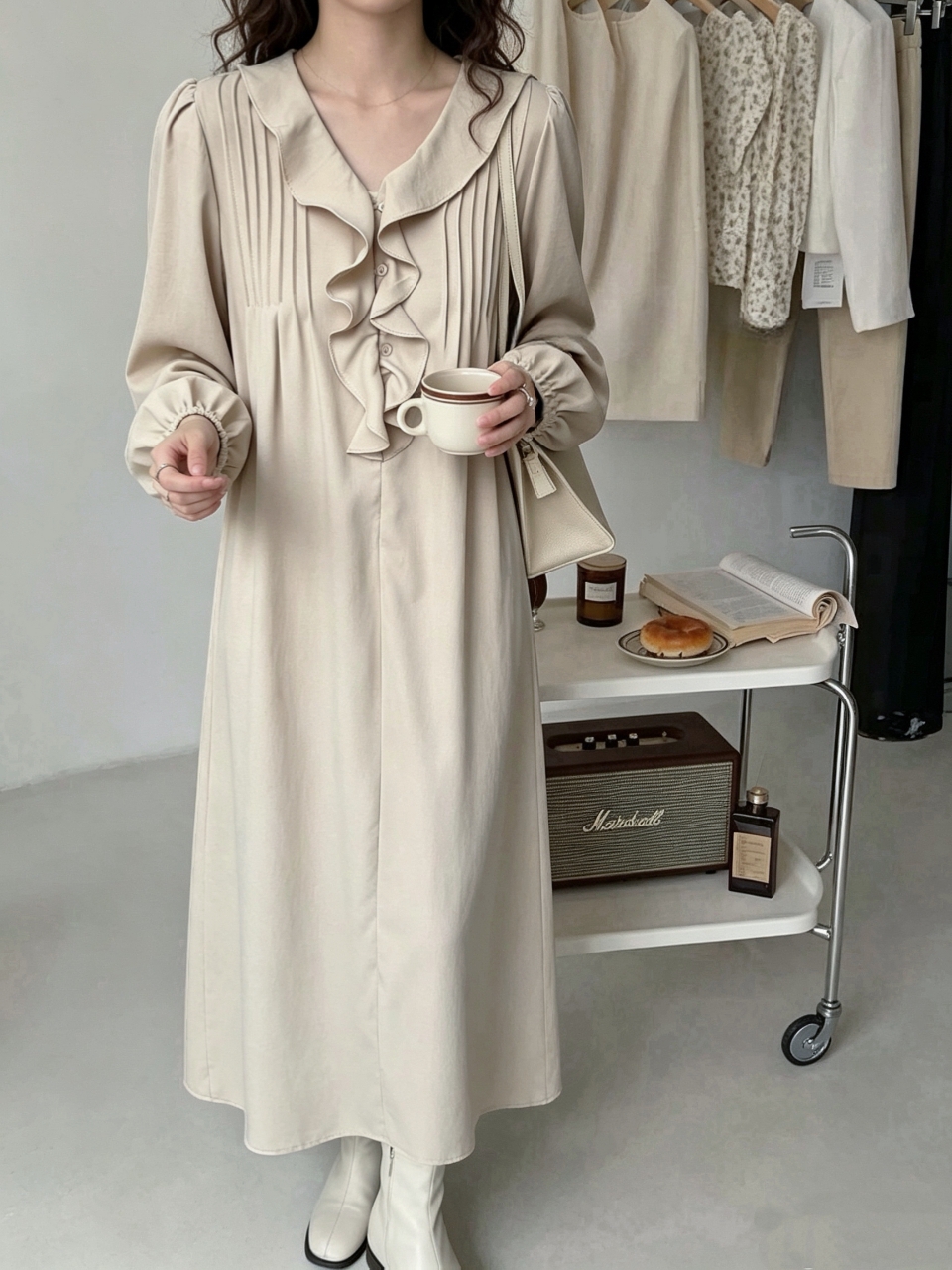 Lumi Ruffle Dress - 루미 러플 원피스