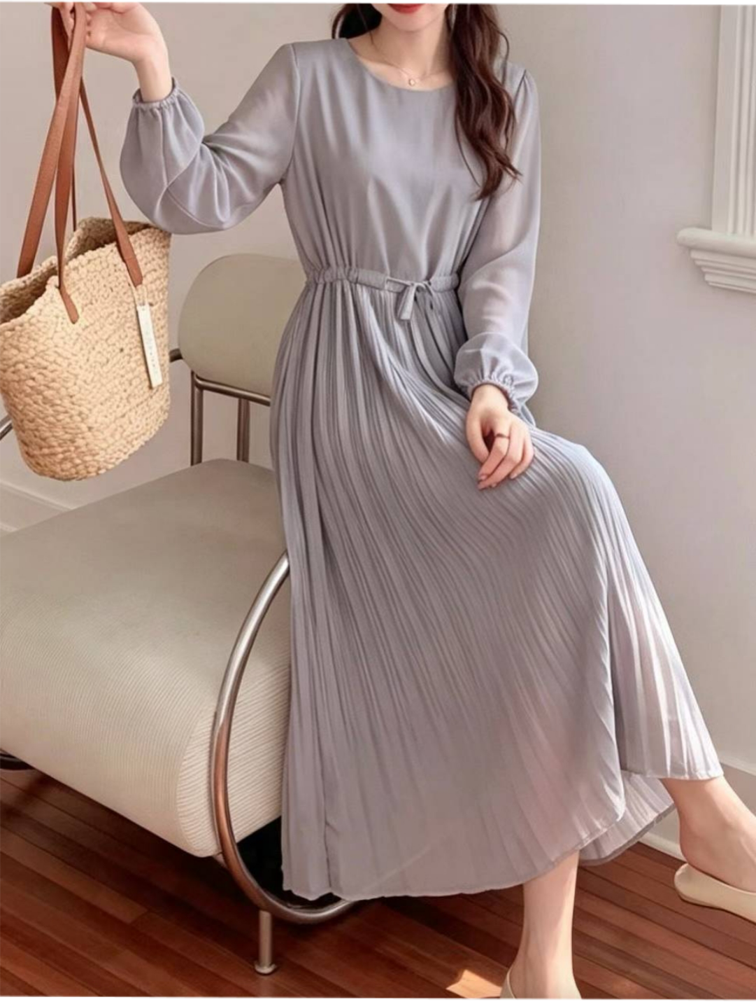 Serene Chiffon Dress - 세린 쉬폰 원피스