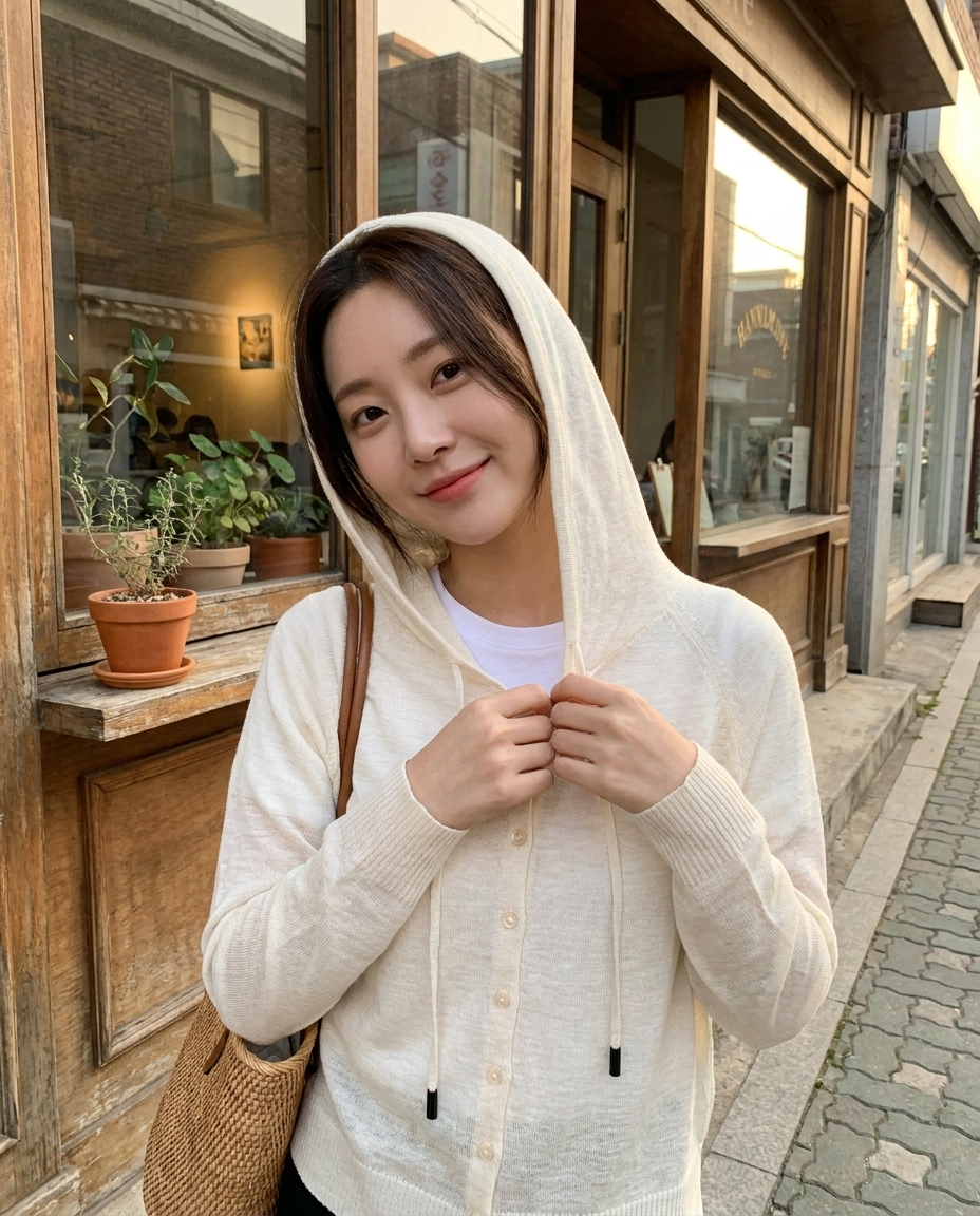 Premium Linen Touch Cardigan - 프리미엄 린넨 터치 가디건