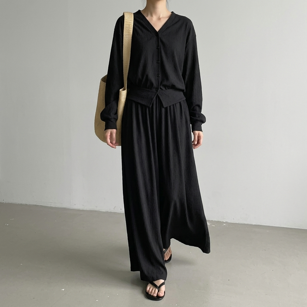 Lumi Lounge Pleats Set - 루미 라운지 플리츠 세트