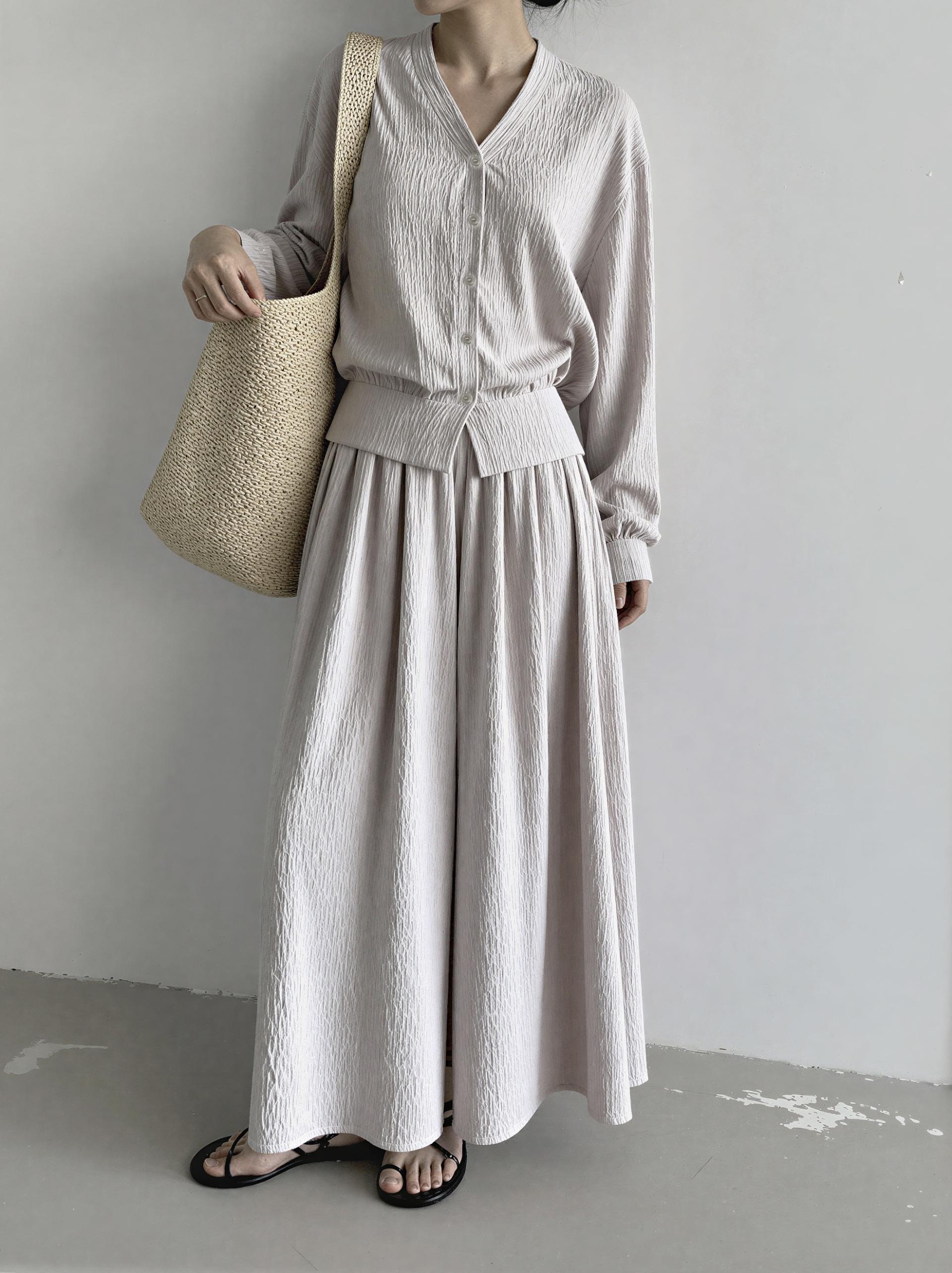 Lumi Lounge Pleats Set - 루미 라운지 플리츠 세트