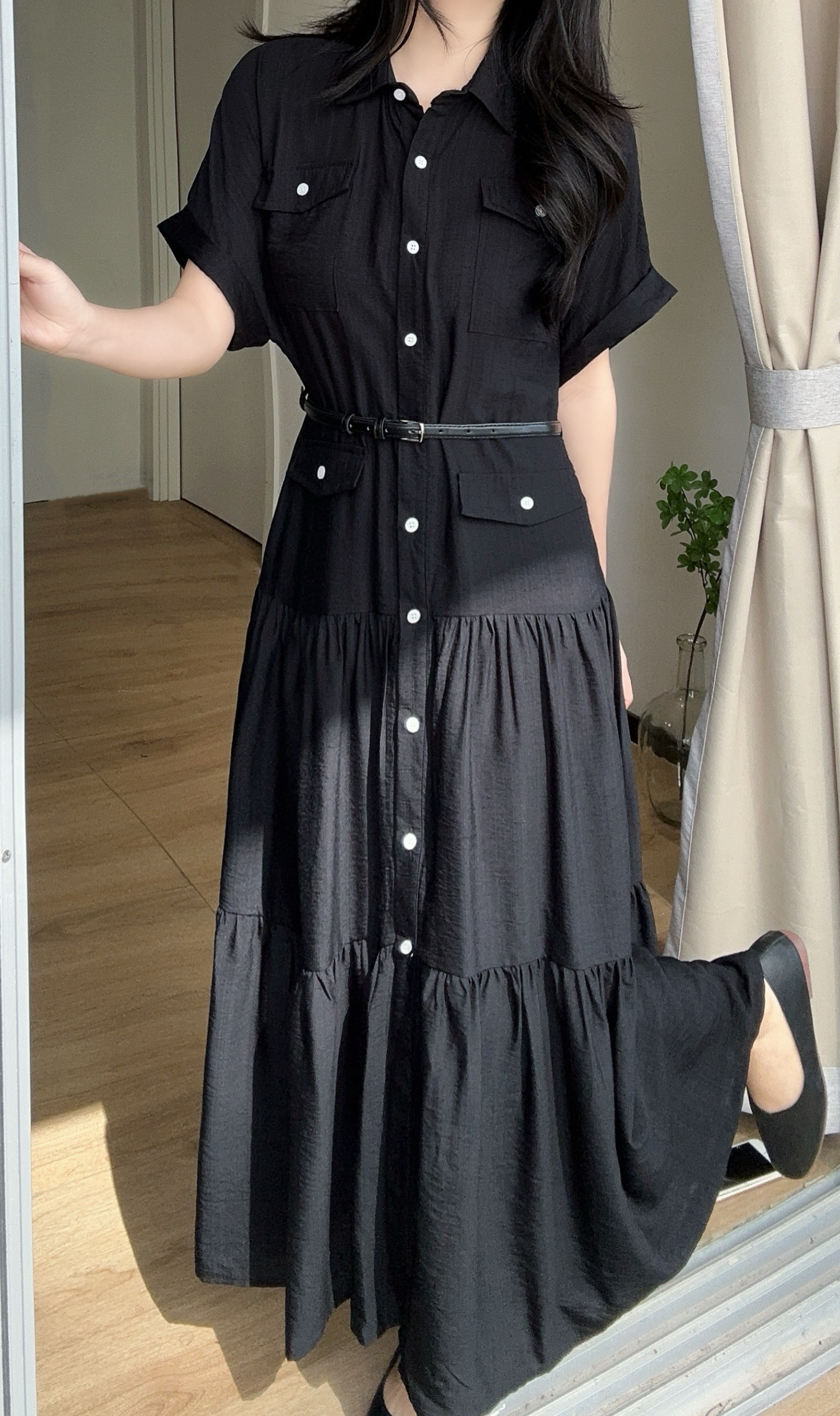 Everyday Grace Shirt Dress - 에브리데이 그레이스 셔츠 원피스