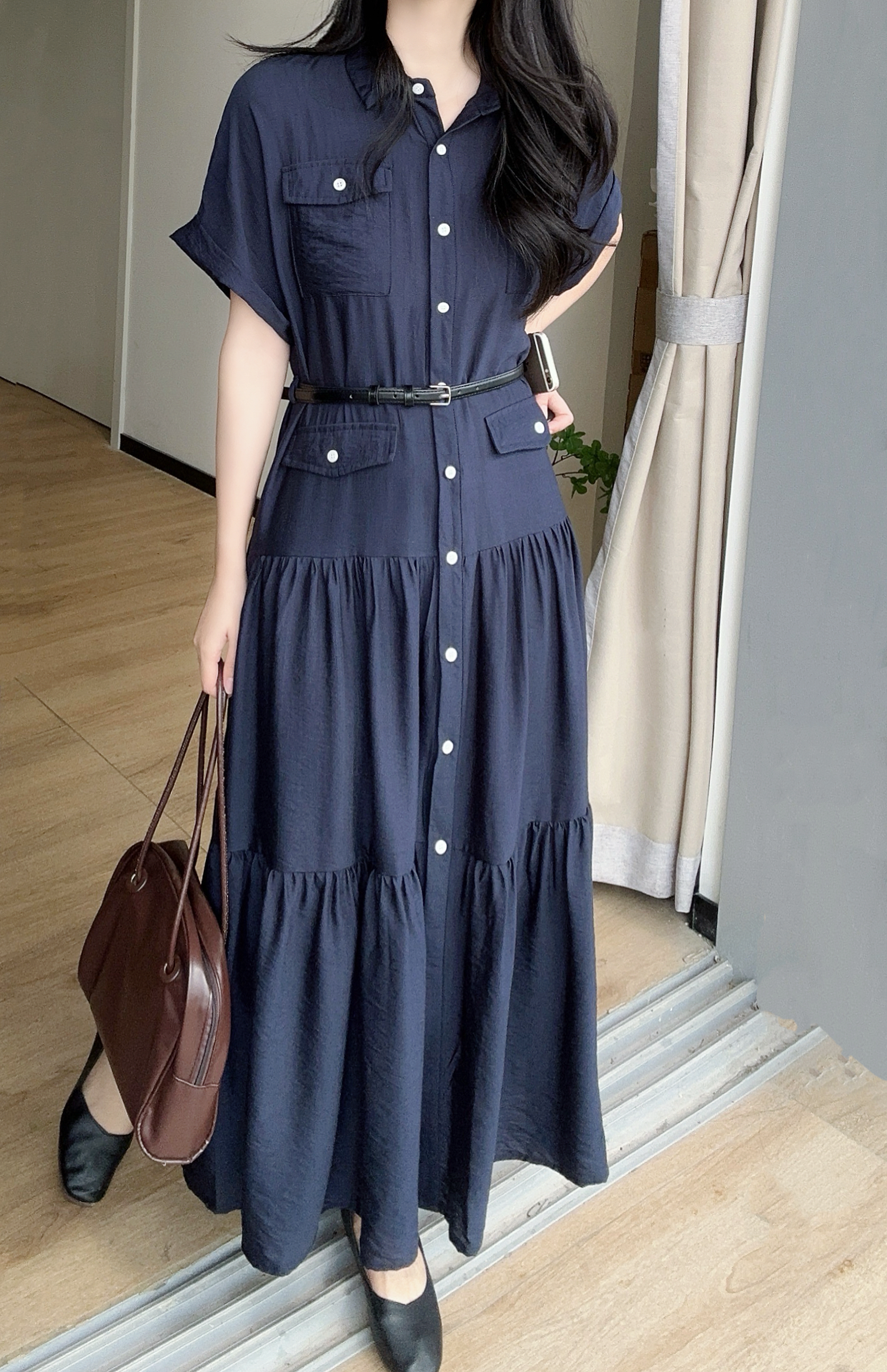 Everyday Grace Shirt Dress - 에브리데이 그레이스 셔츠 원피스