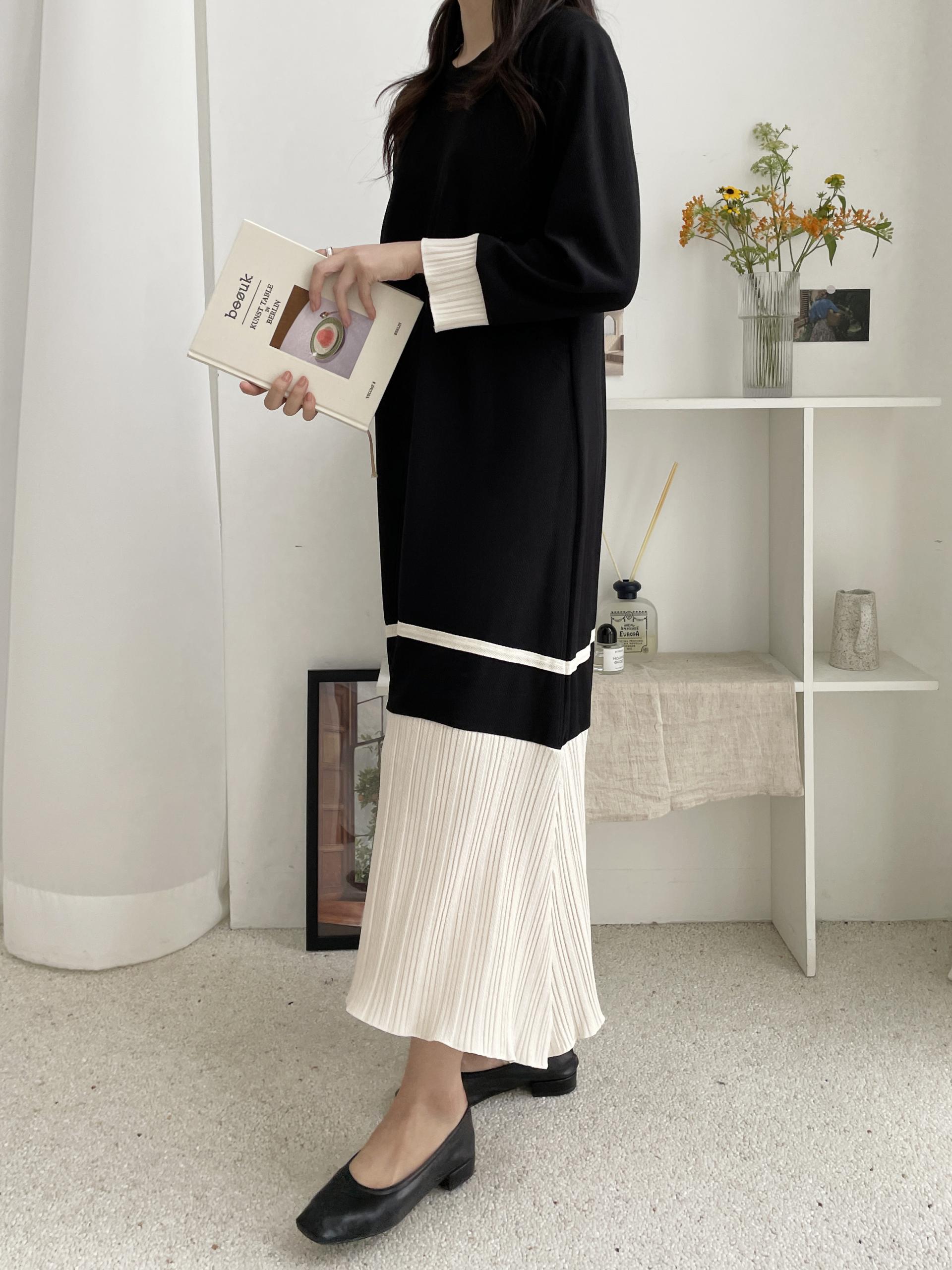 Classic Layered Dress - 클래식 레이어드 원피스