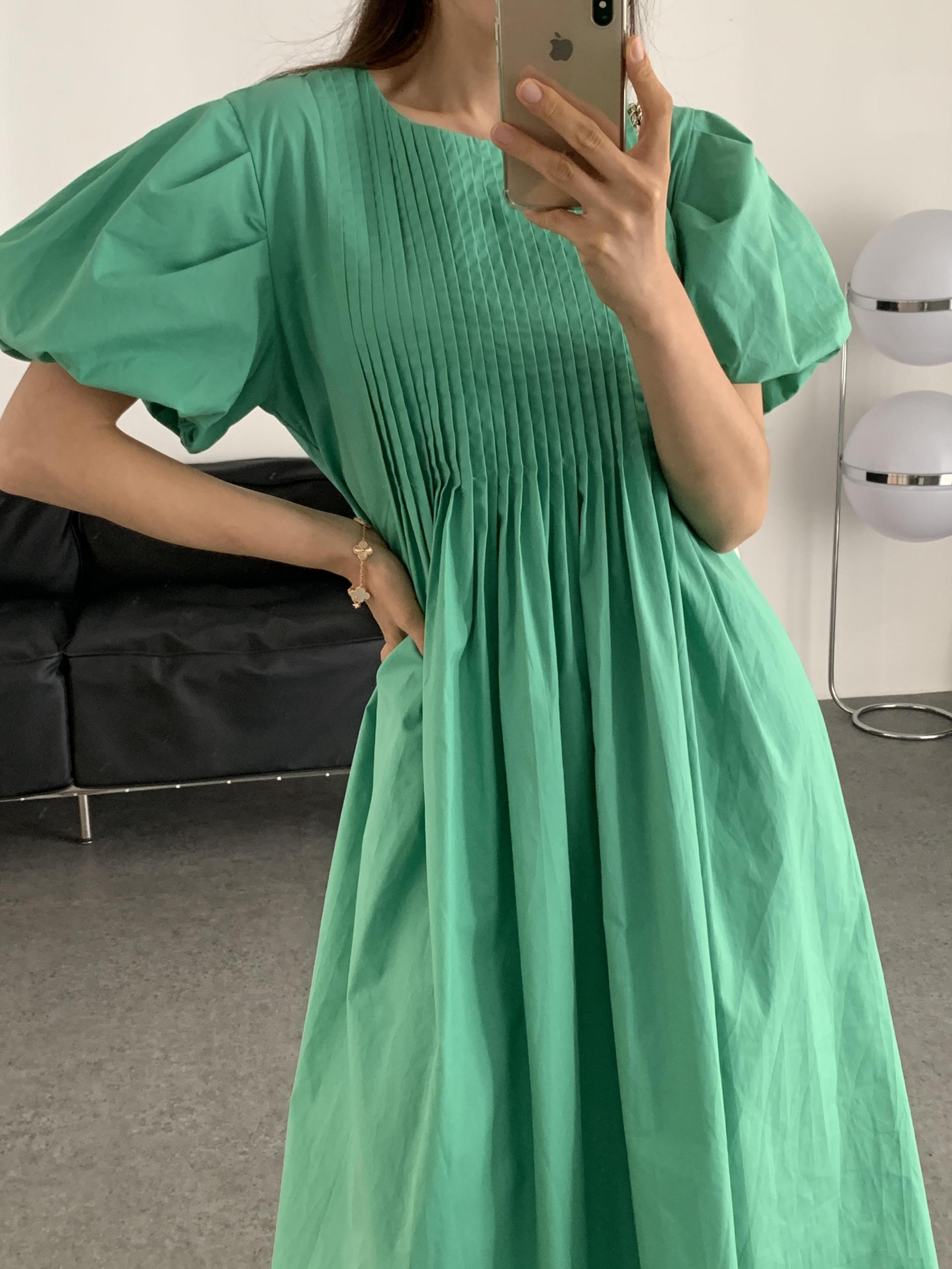 소피 핀턱 퍼프 드레스 - Sophie Pintuck Puff Dress