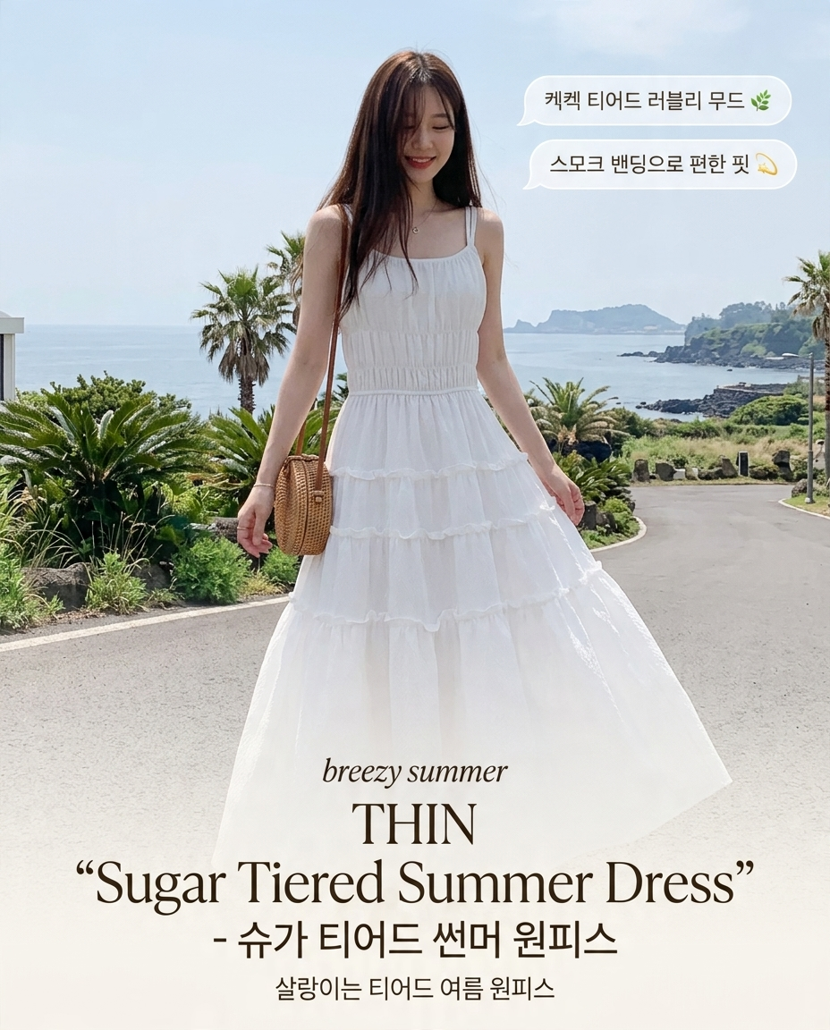 Sugar Tiered Summer Dress - 슈가 티어드 썸머 원피스