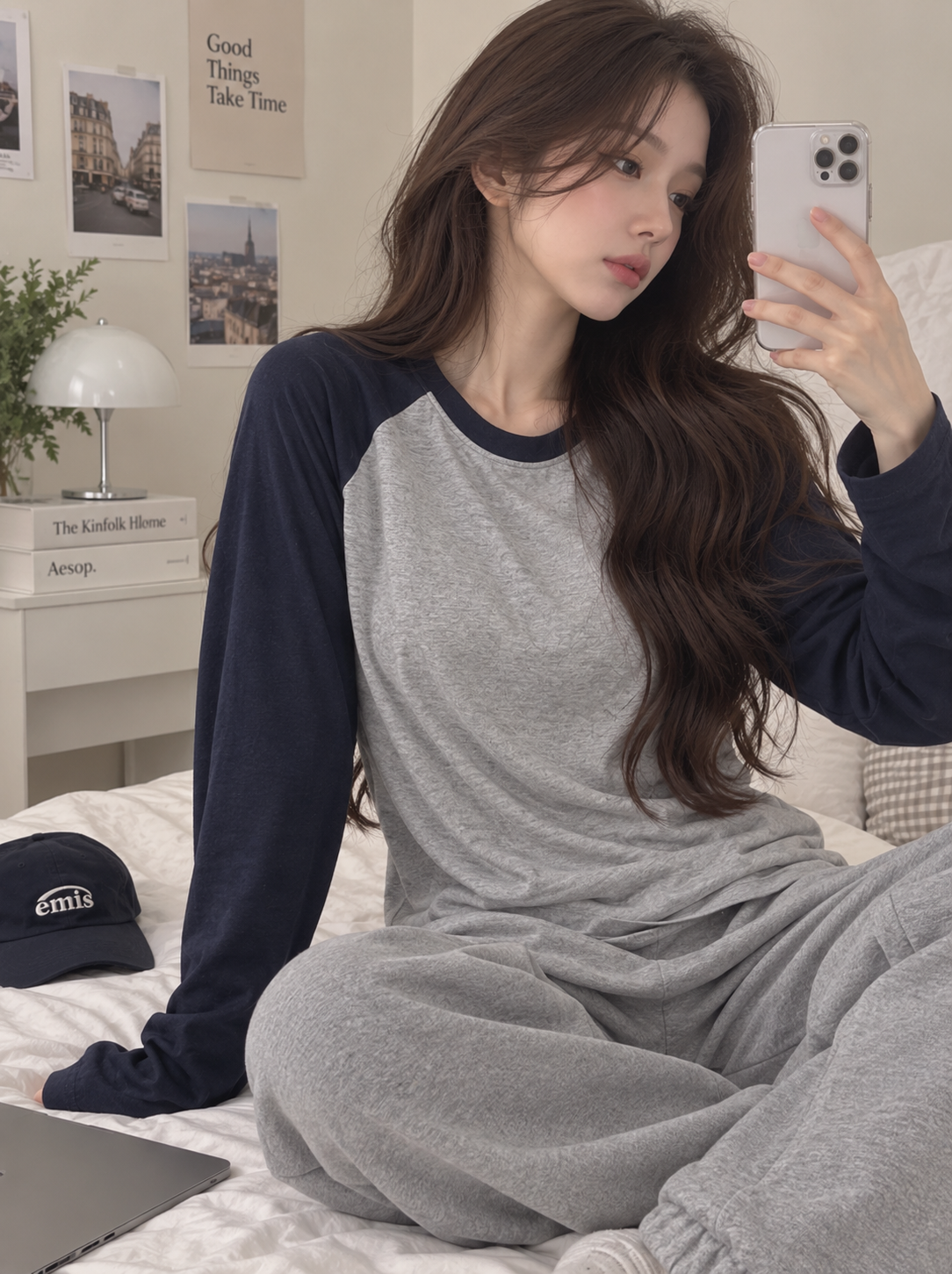 Cozy Raglan Tee - 코지 나그랑 티