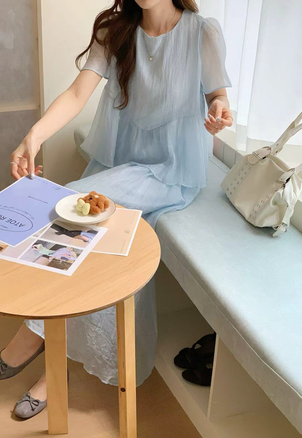 Airy Frill Chiffon Dress - 에어리 프릴 시폰 원피스