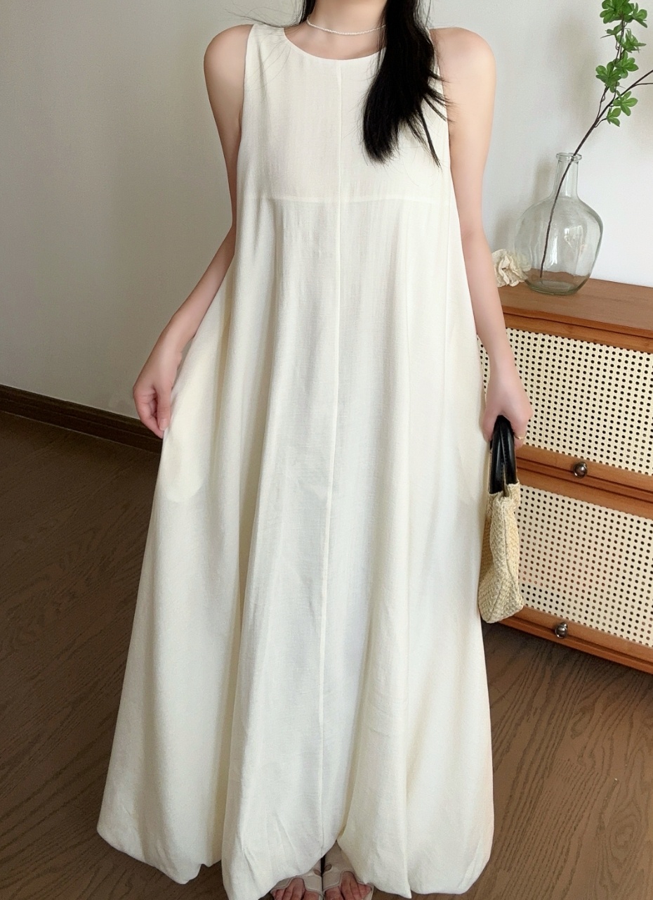 Relax Fit Airy Maxi Dress - 릴랙스 핏 에어리 맥시 드레스