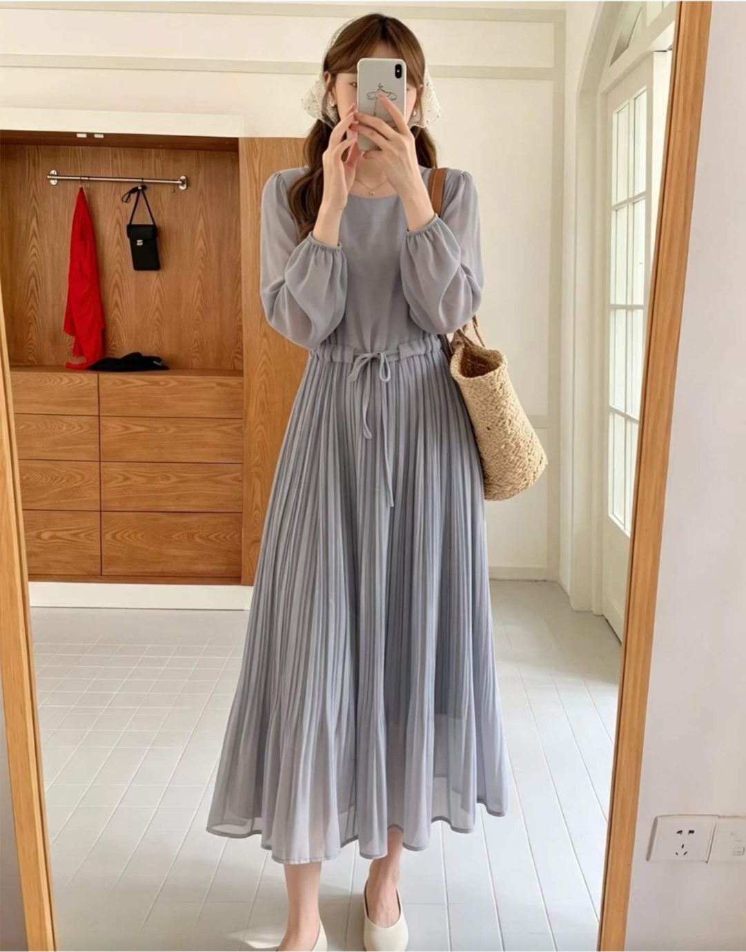 Serene Chiffon Dress - 세린 쉬폰 원피스