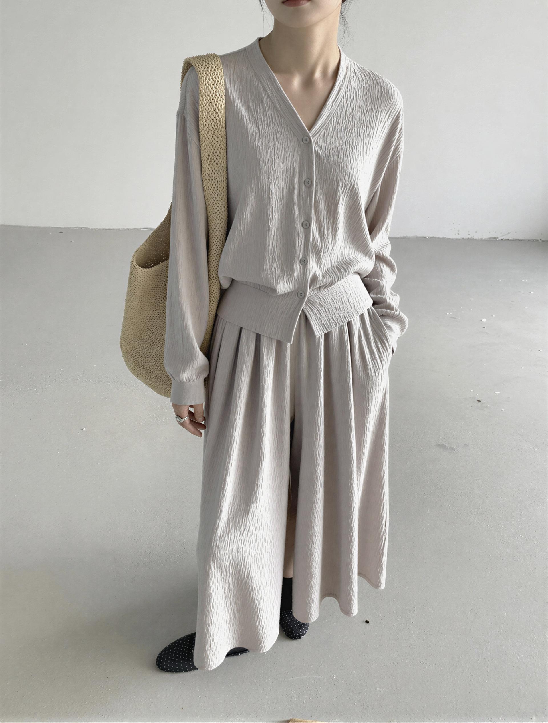 Lumi Lounge Pleats Set - 루미 라운지 플리츠 세트