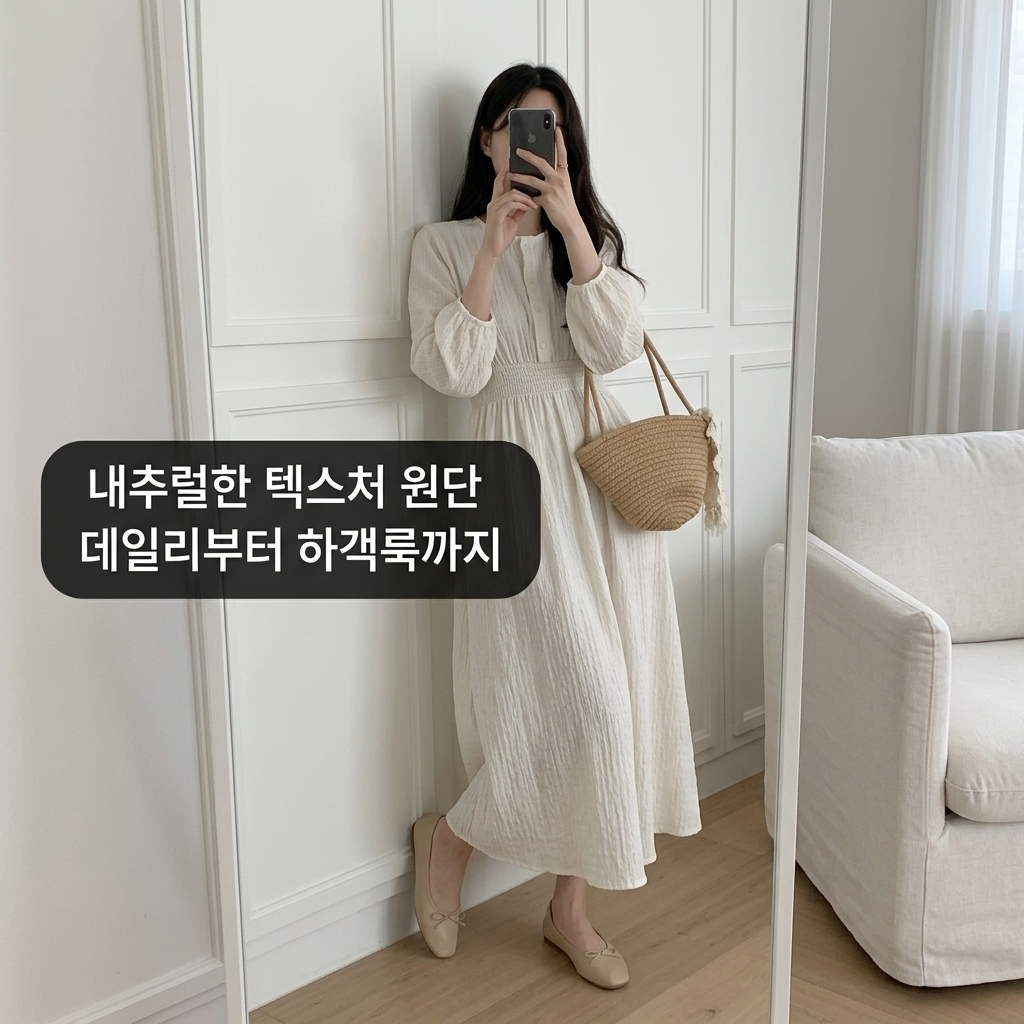 Modern Lovely Shirred Dress - 모던 러블리 셔링 원피스