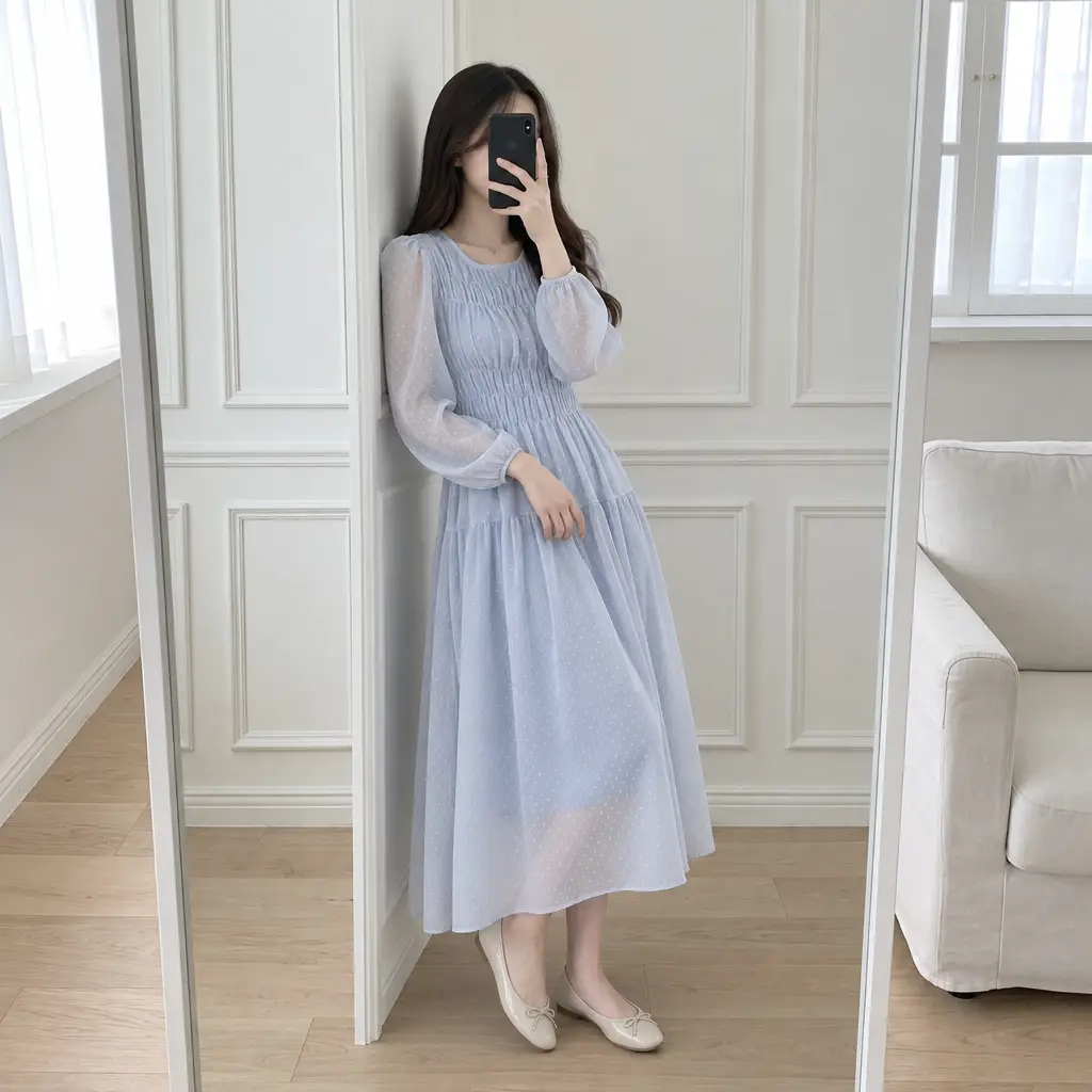 Mellow Dot Dress - 멜로우 도트 원피스