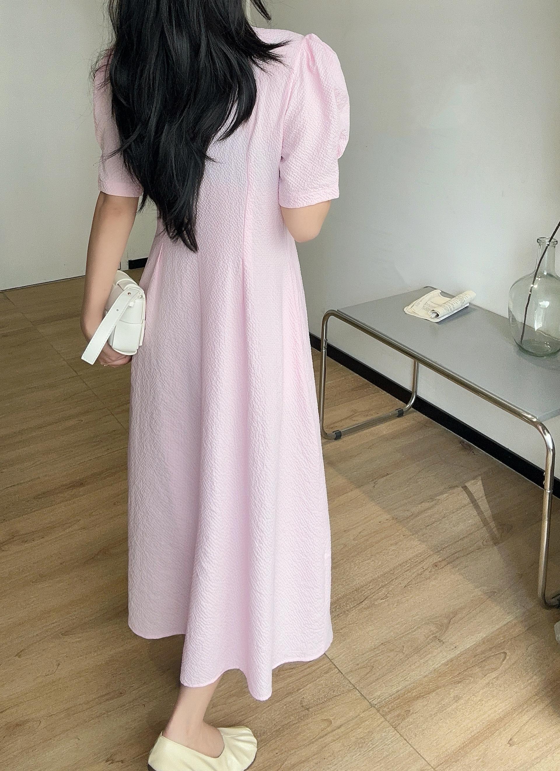 Cloud Garden Square Neck Dress - 클라우드 가든 스퀘어넥 원피스