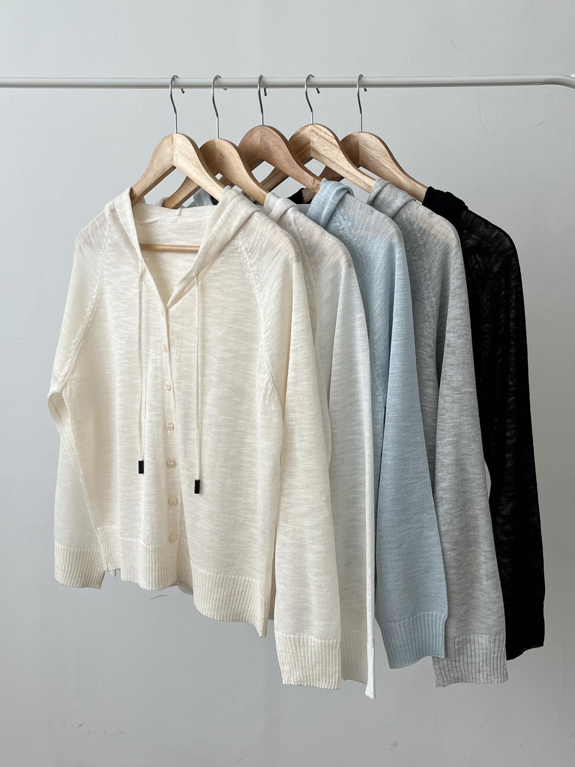 Premium Linen Touch Cardigan - 프리미엄 린넨 터치 가디건