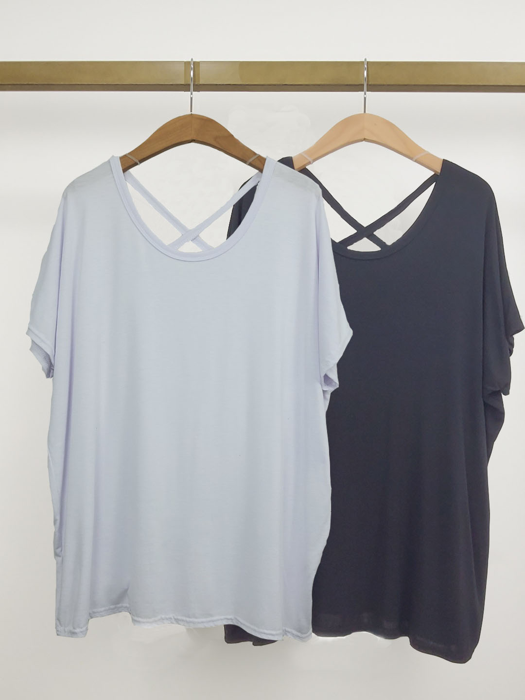 Airy Crossback Lounge Tee - 에어리 크로스백 라운지 티