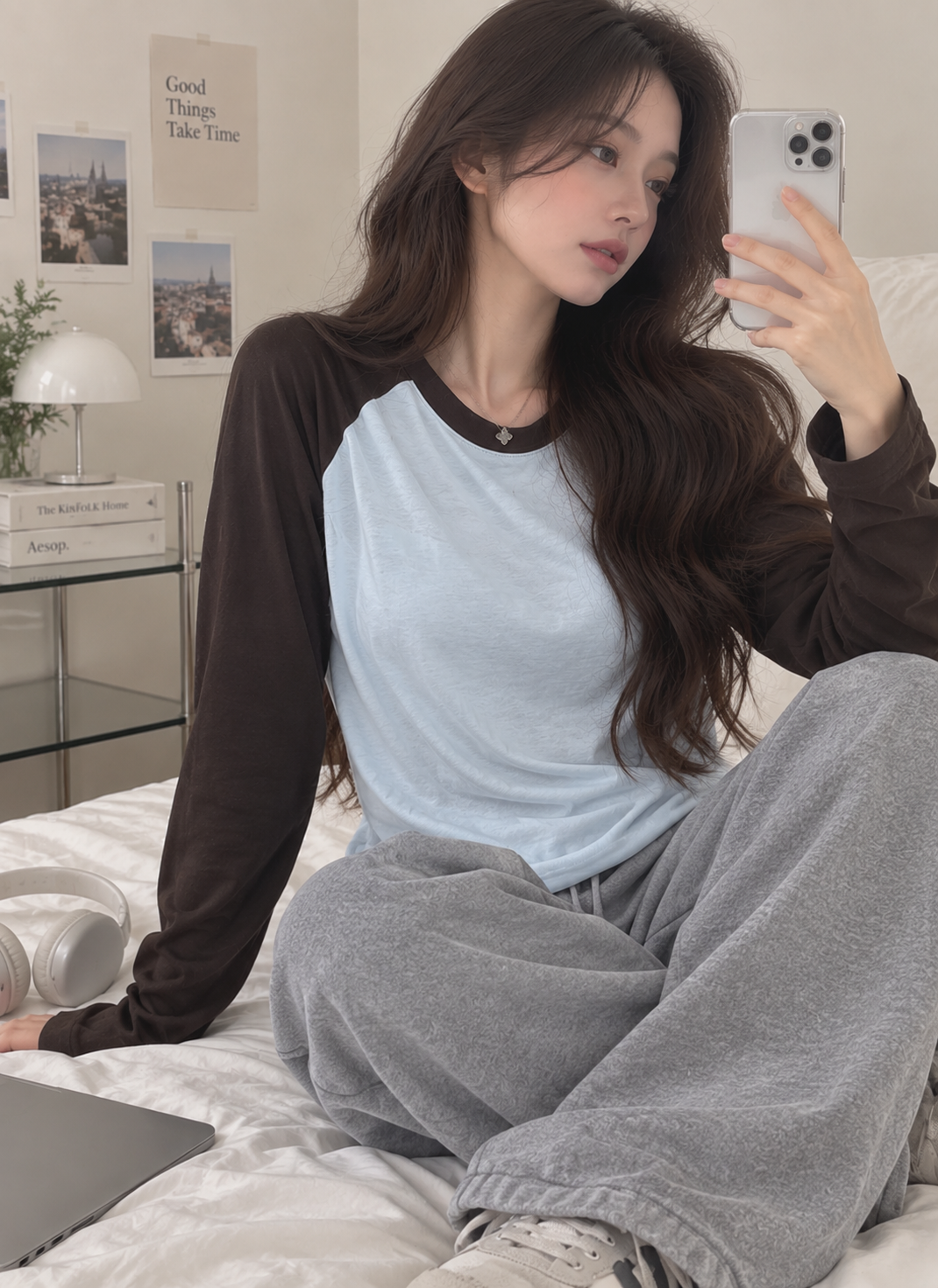 Cozy Raglan Tee - 코지 나그랑 티