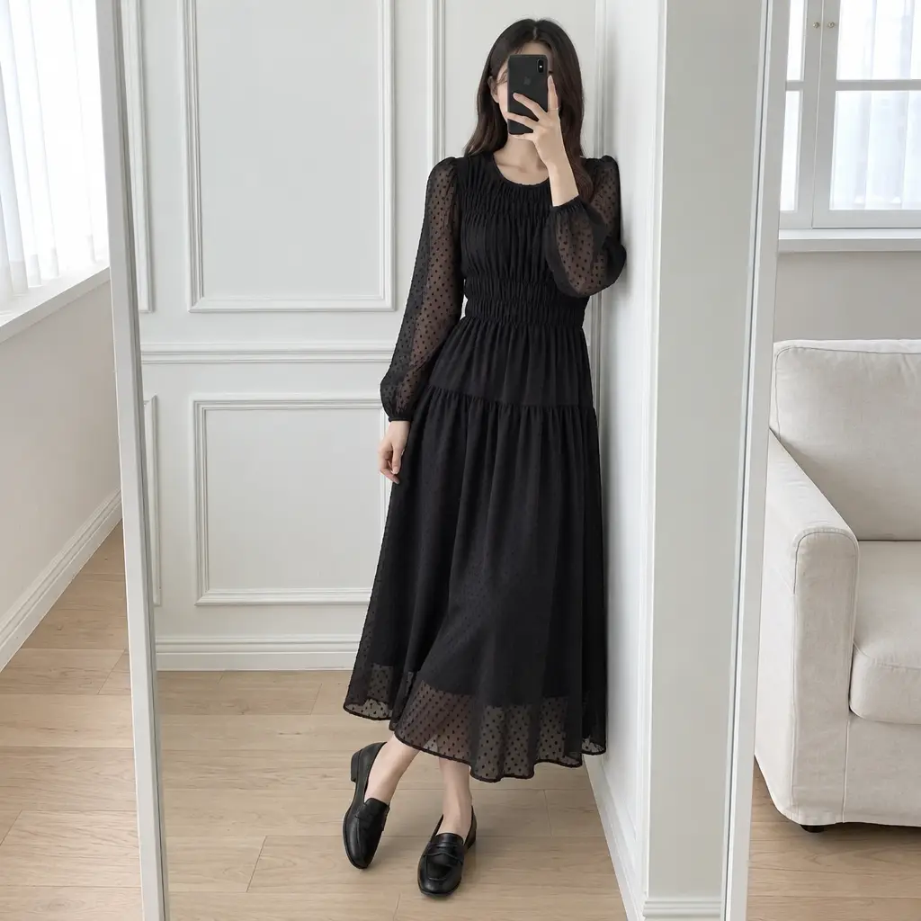 Mellow Dot Dress - 멜로우 도트 원피스