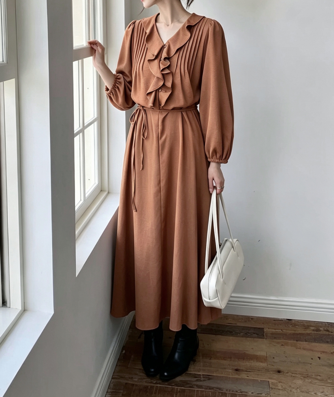 Lumi Ruffle Dress - 루미 러플 원피스
