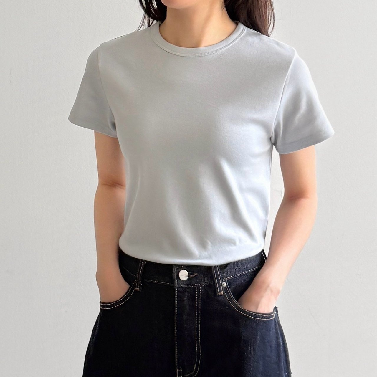 Modern Basic Slim Tee-모던 베이직 슬림 티