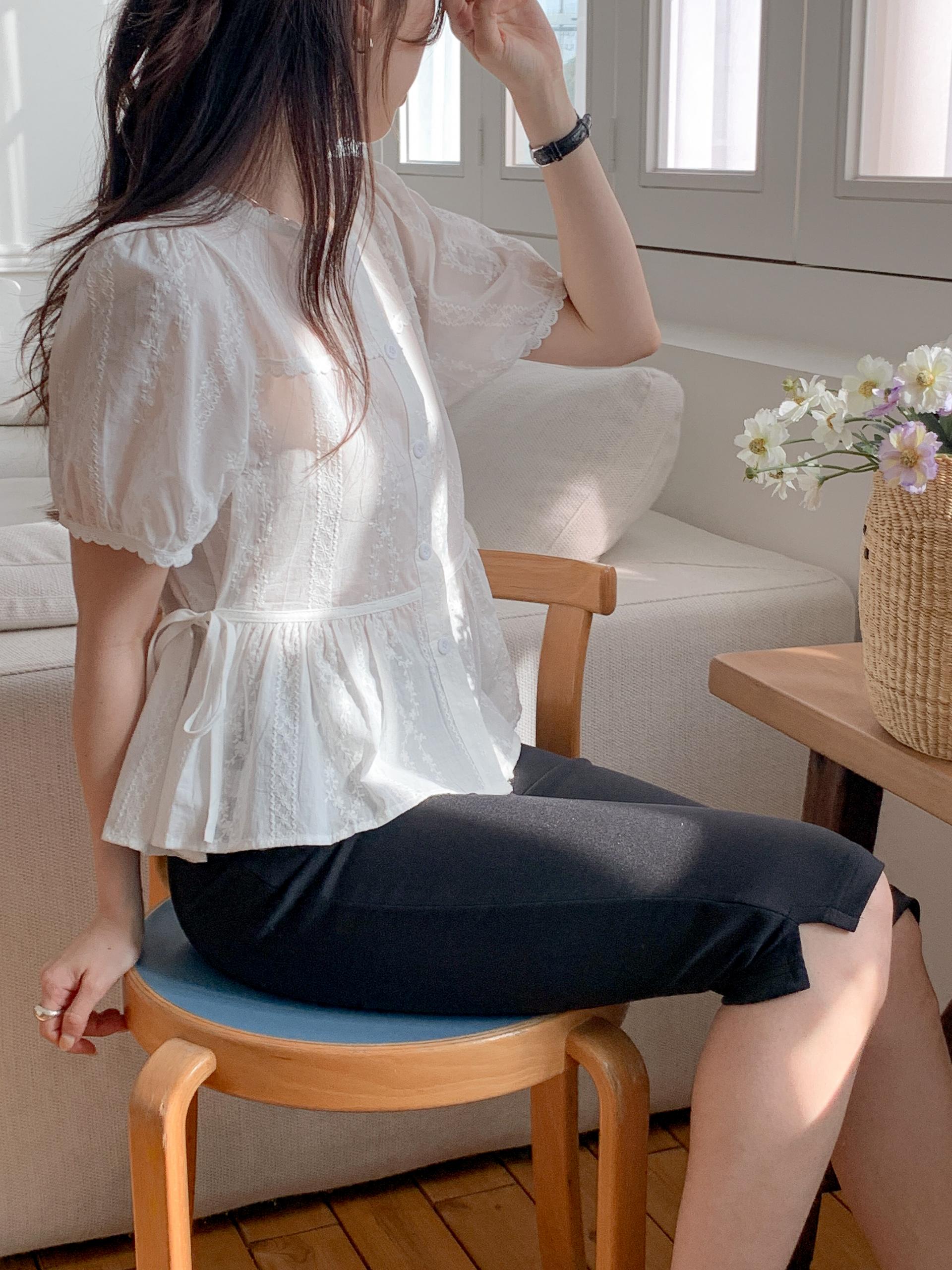Sweet Lace Garden Blouse - 스위트 레이스 가든 블라우스