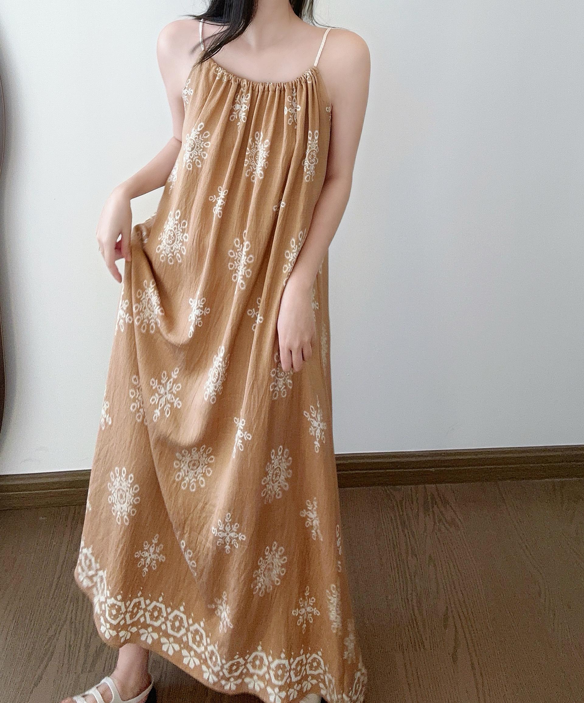 Boho Breeze Cami Dress - 보헤미안 브리즈 나시 원피스
