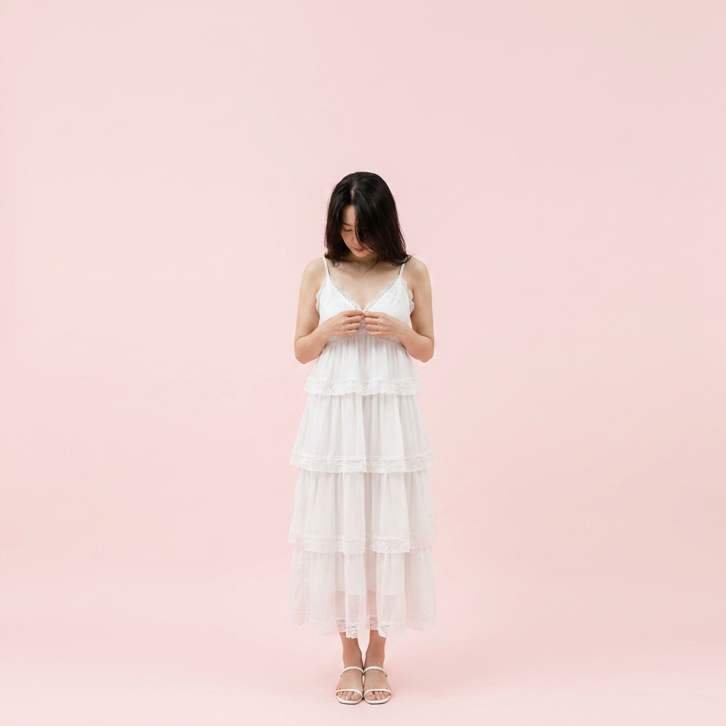 Puffy Long Dress - 퍼피 롱 드레스 (1+1 SALE)