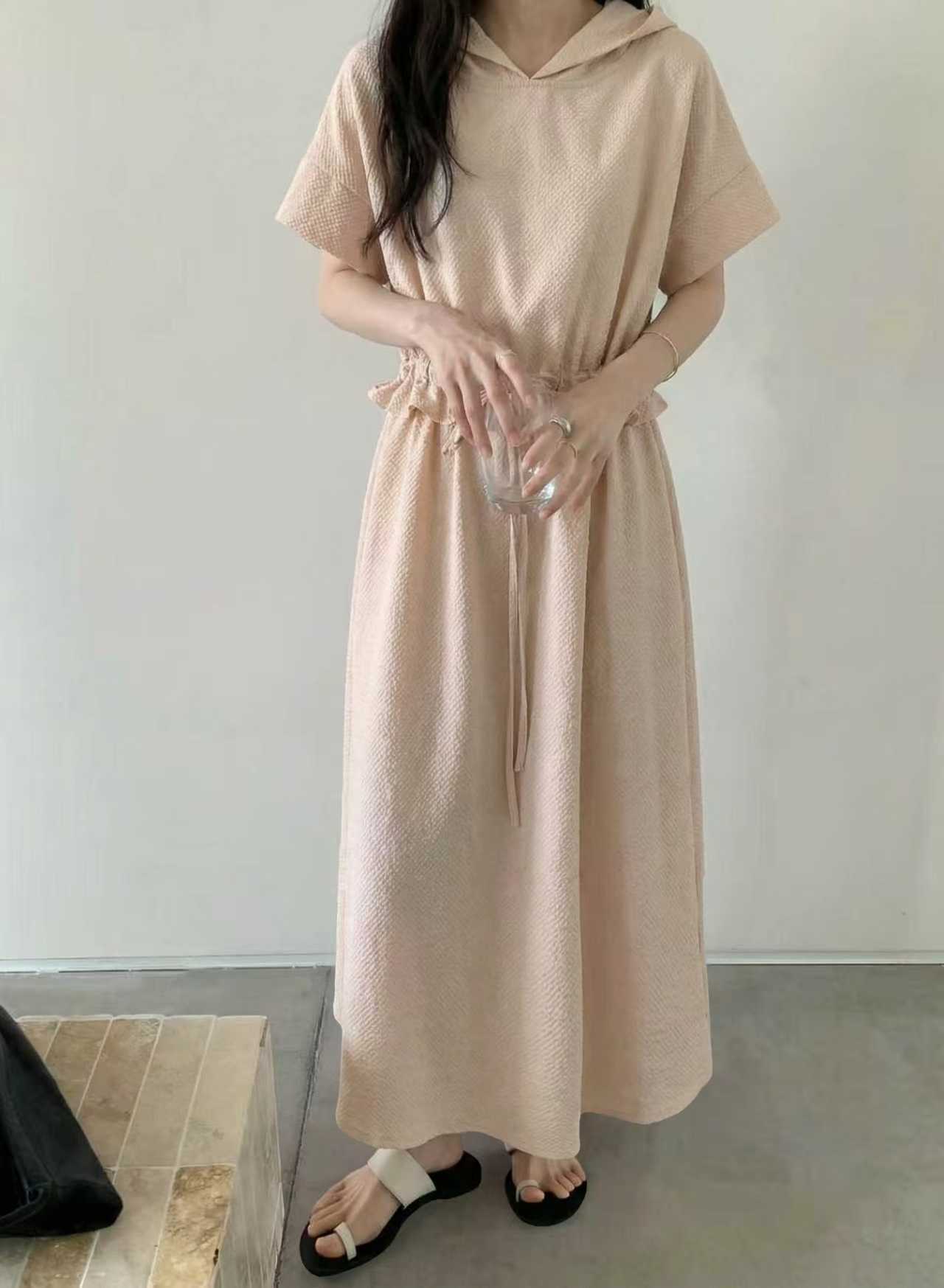 Breezy Harbor Hood Dress - 브리지 하버 후드 원피스