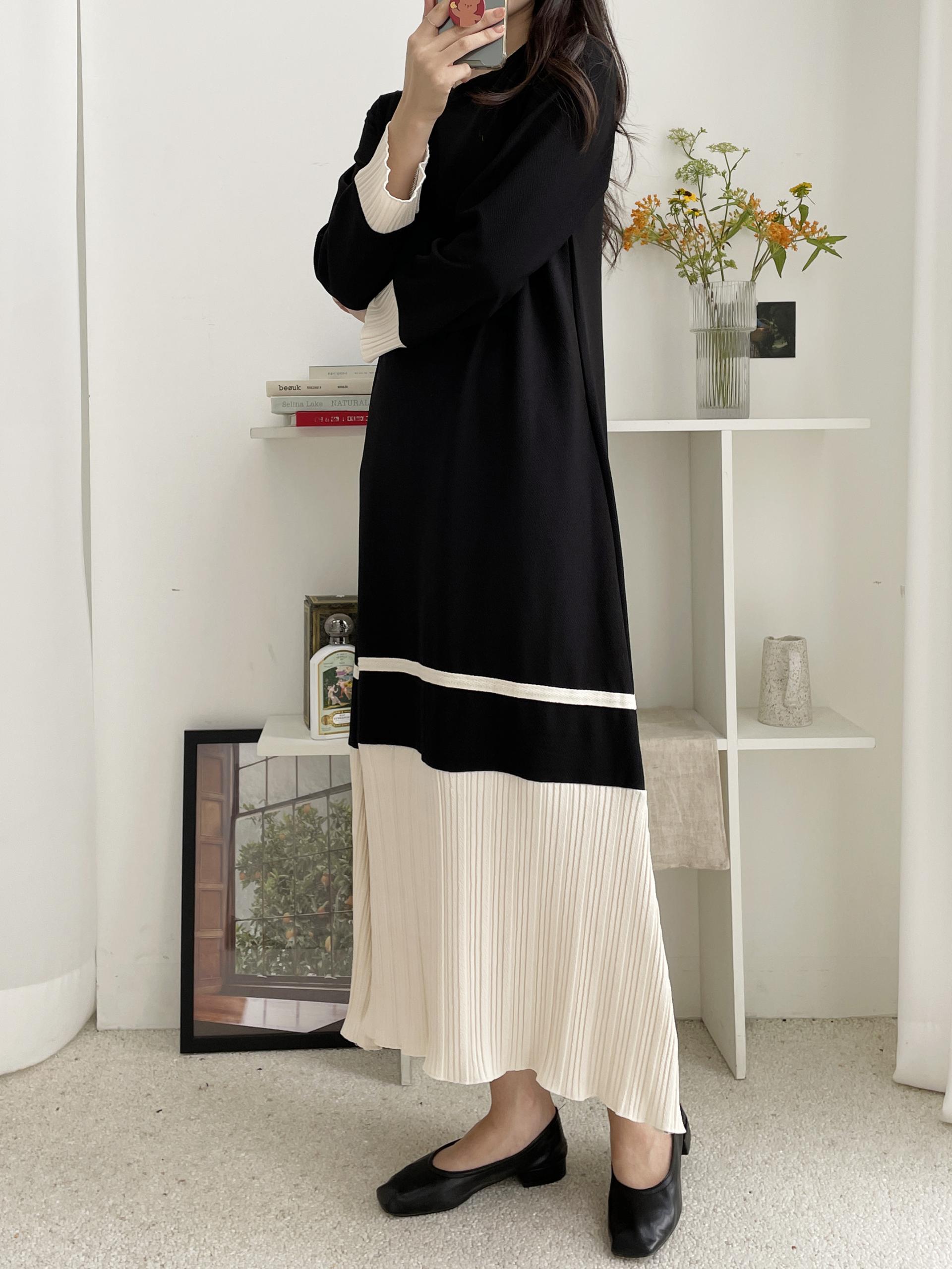 Classic Layered Dress - 클래식 레이어드 원피스