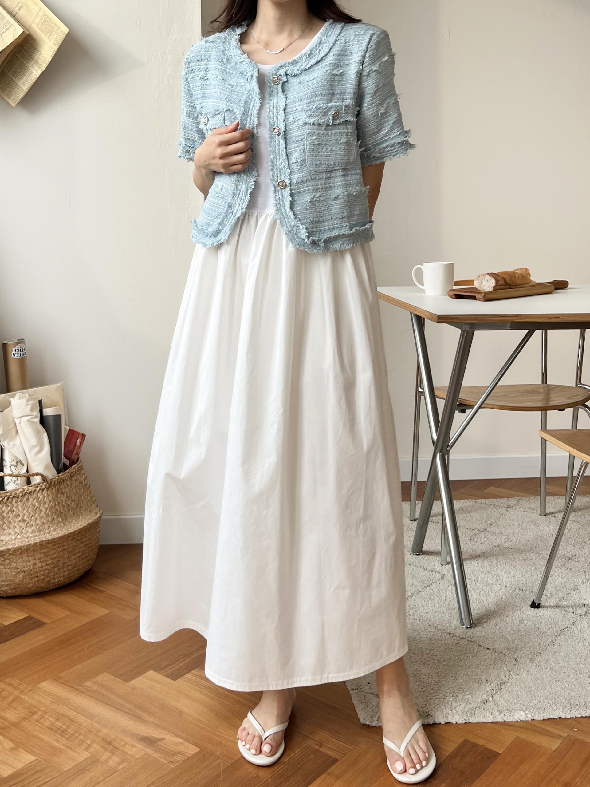 Simple Grace A-Line Maxi Dress - 심플 그레이스 A라인 맥시 원피스