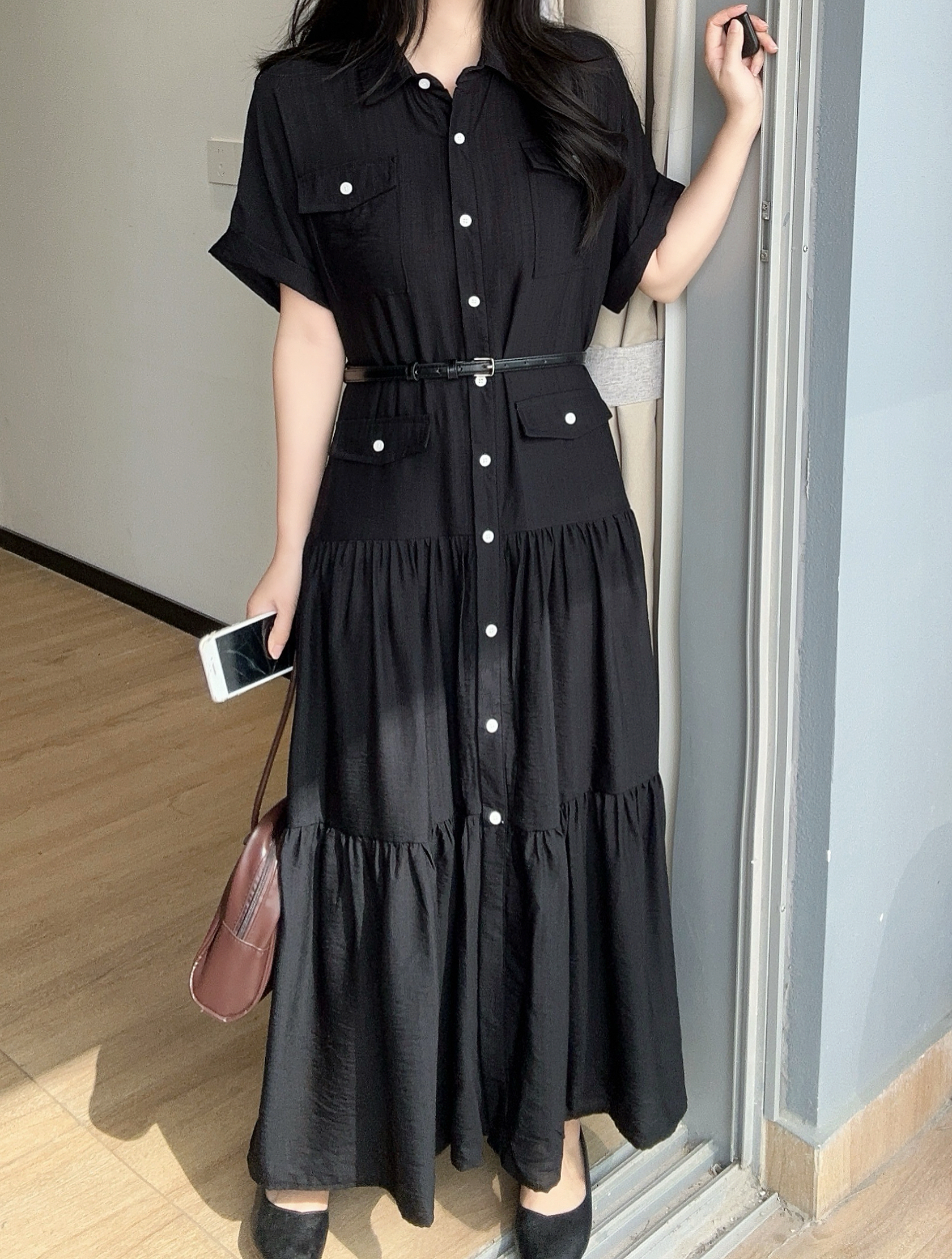 Everyday Grace Shirt Dress - 에브리데이 그레이스 셔츠 원피스