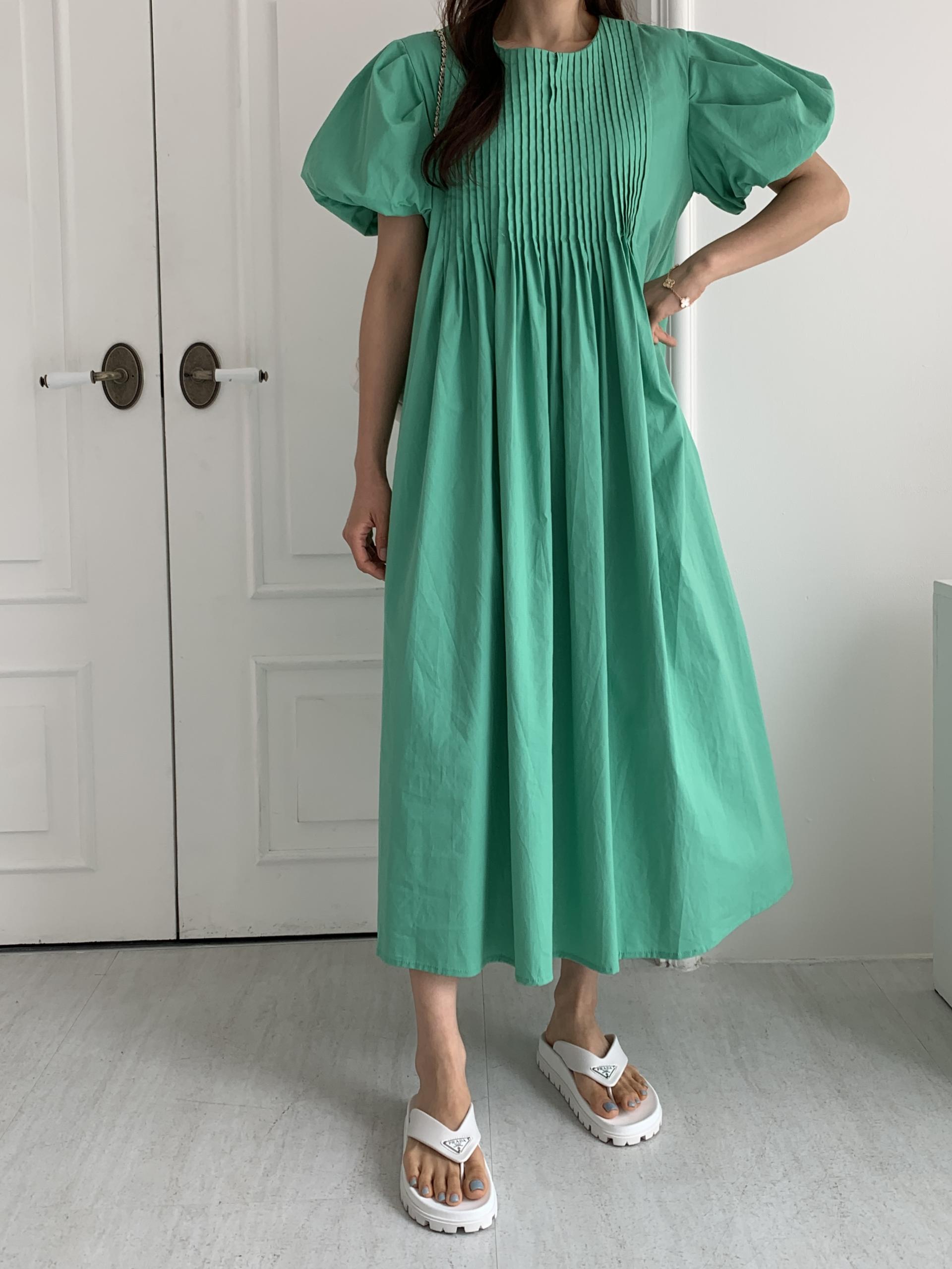 소피 핀턱 퍼프 드레스 - Sophie Pintuck Puff Dress