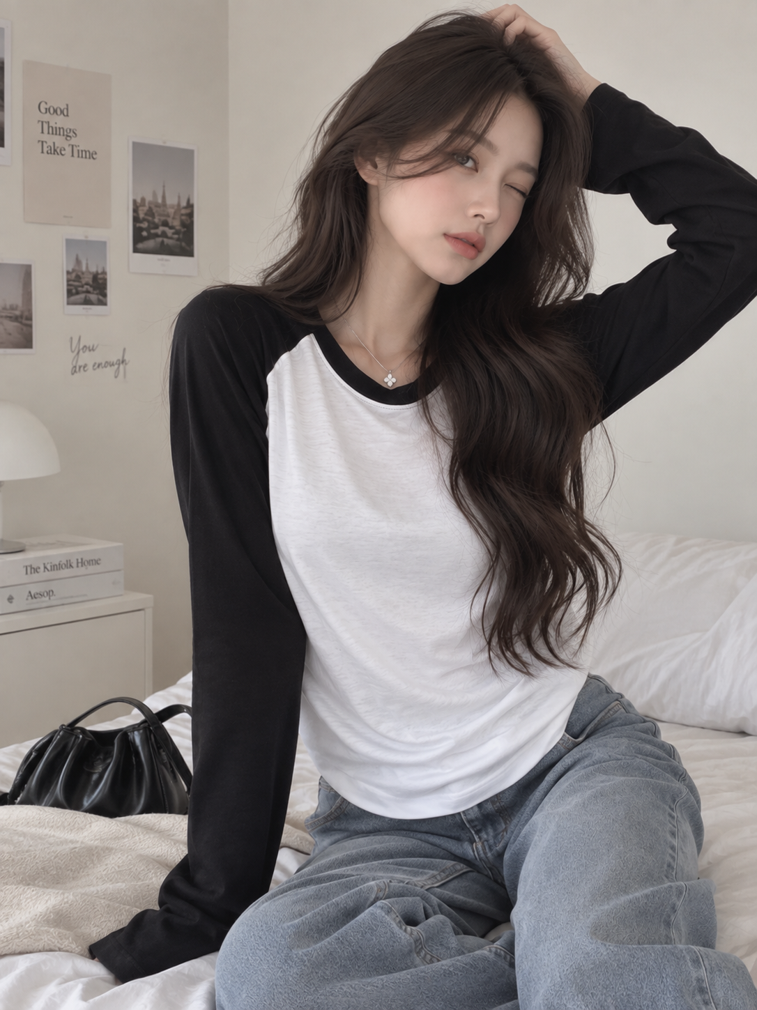 Cozy Raglan Tee - 코지 나그랑 티