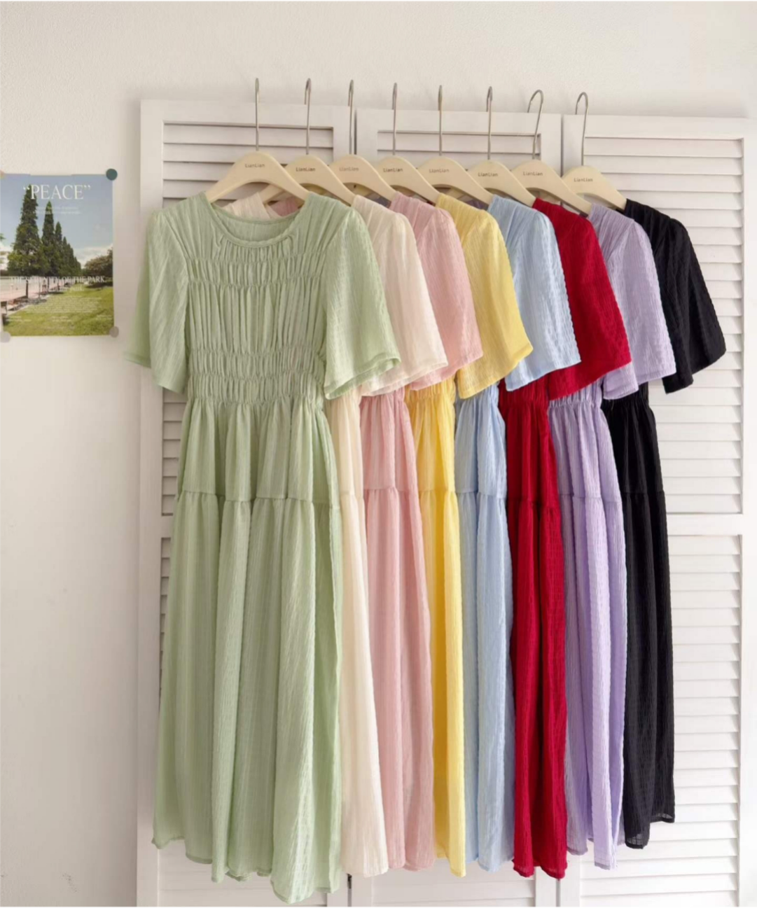 Cloud Shirring Breeze Dress - 클라우드 셔링 브리즈 원피스
