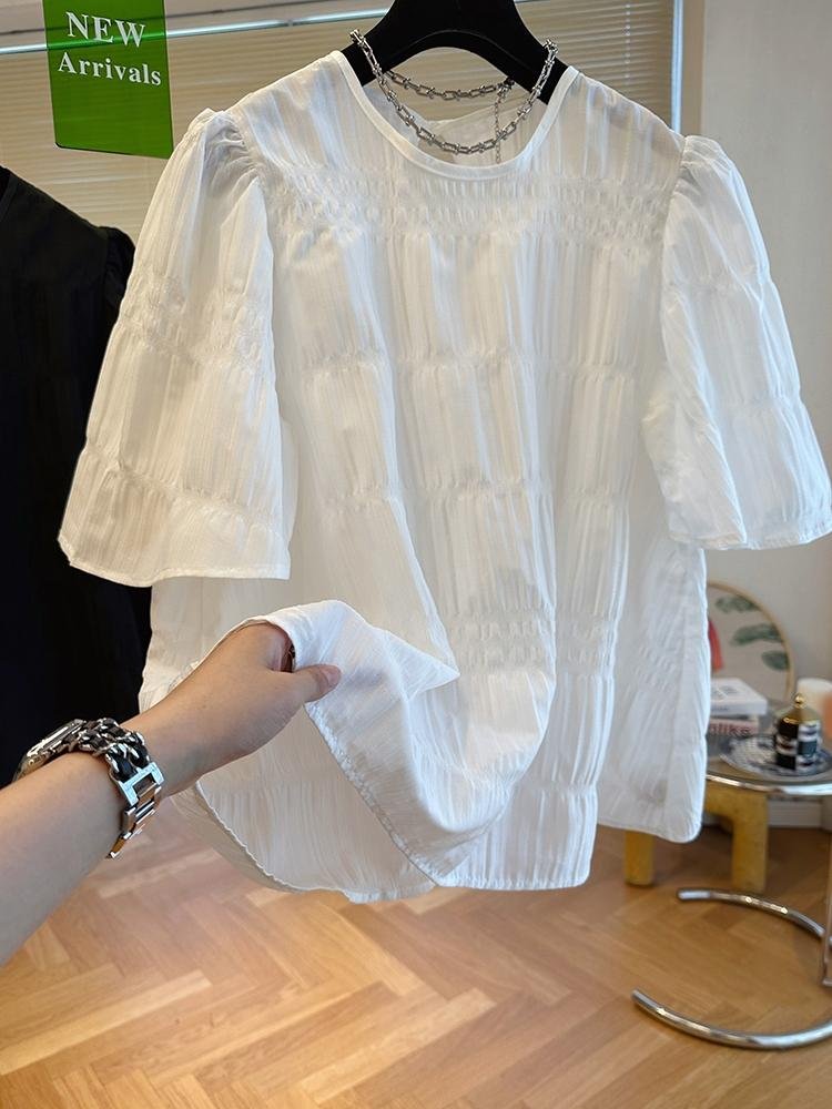 Dreamy Ribbon Back Top - 드리미 리본 백 탑