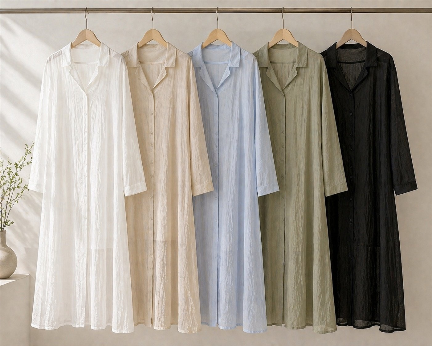 Airy Breeze Shirt Dress - 에어리 브리즈 셔츠 드레스