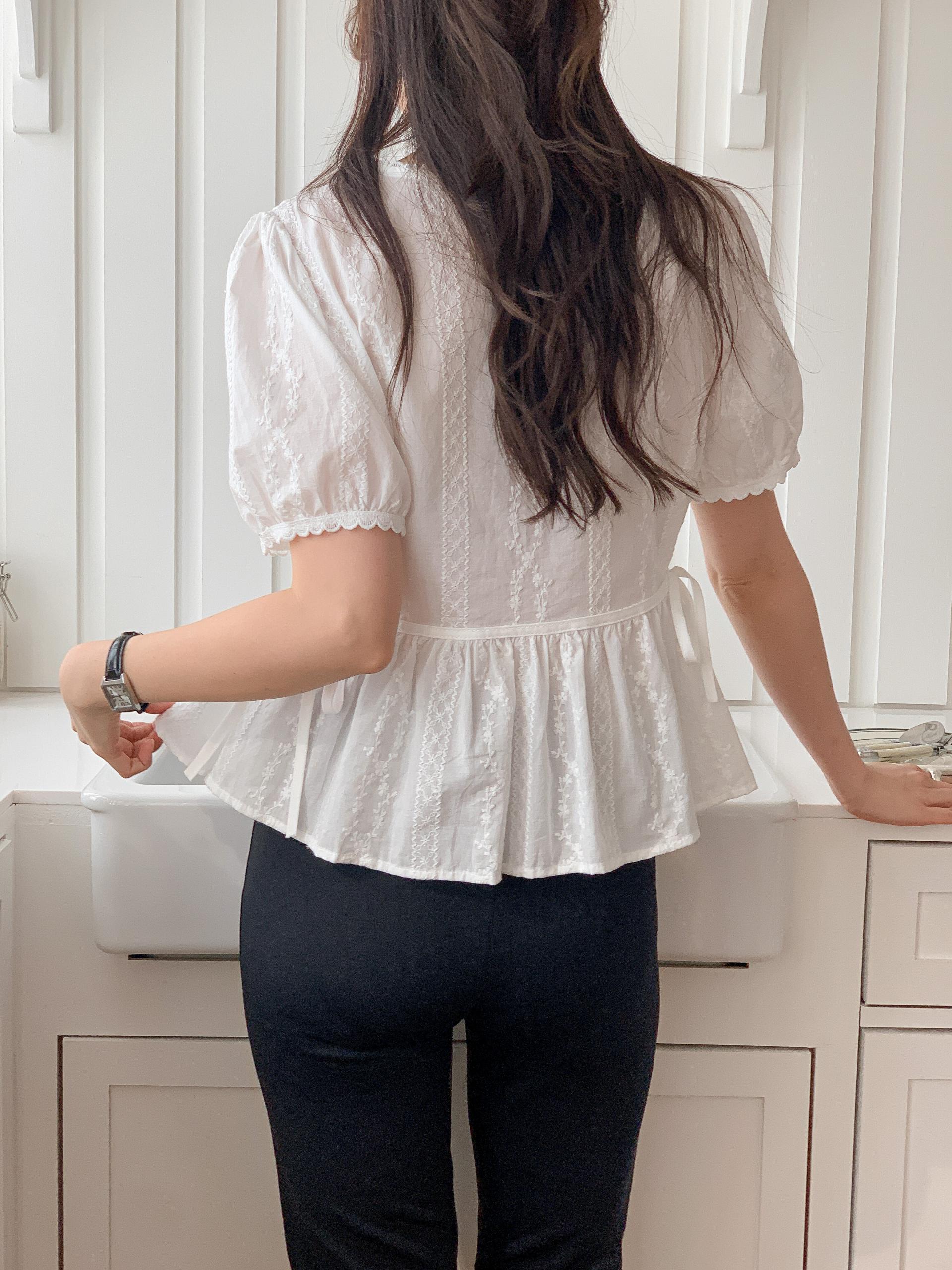 Sweet Lace Garden Blouse - 스위트 레이스 가든 블라우스